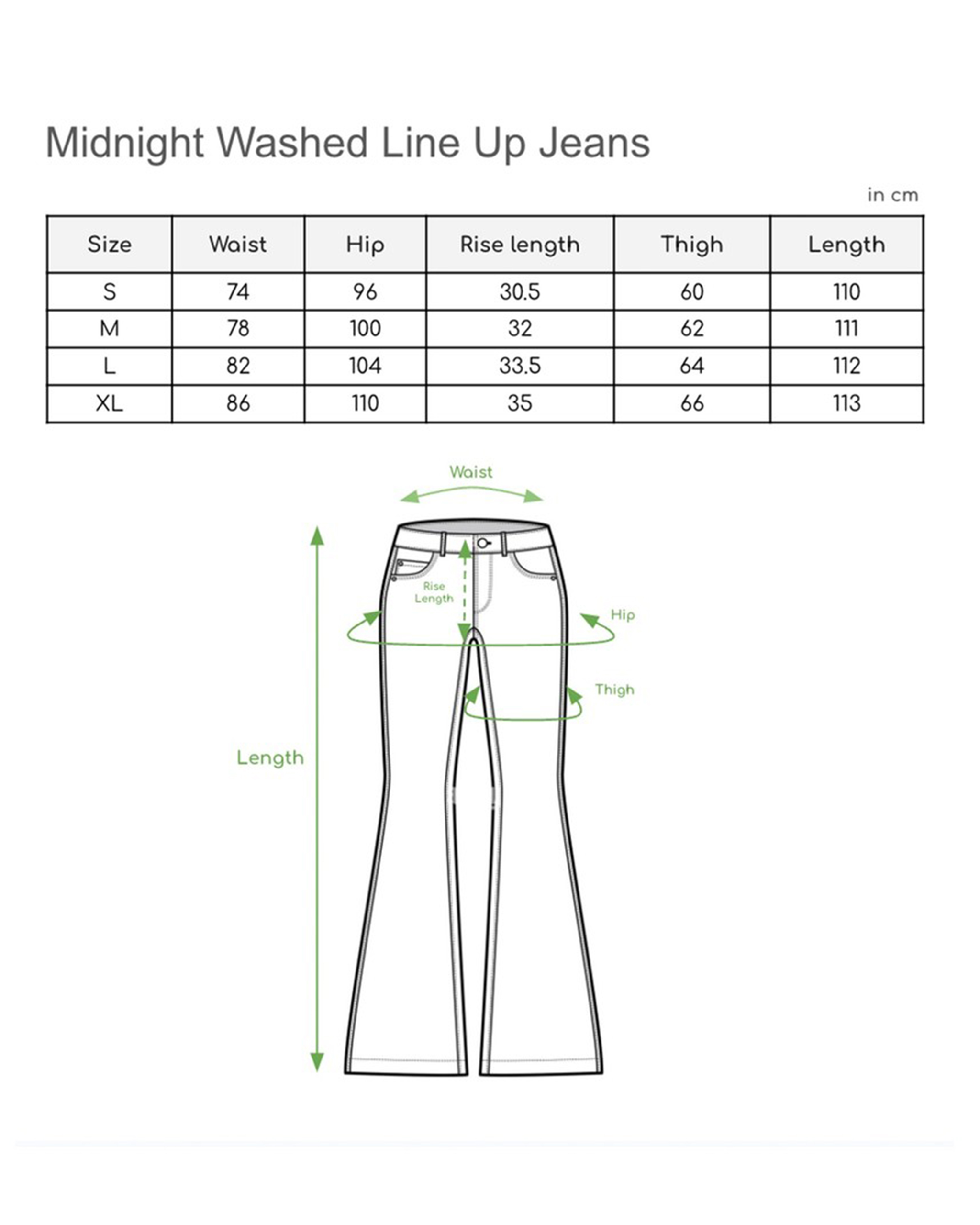 Midnight Line Up Jeans [DEFECT]