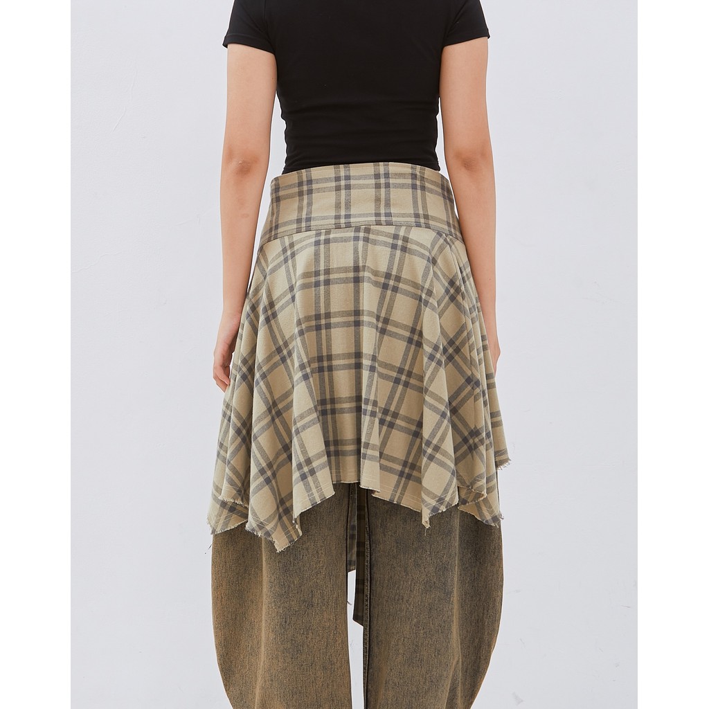 Tartan Wrapped Skirt