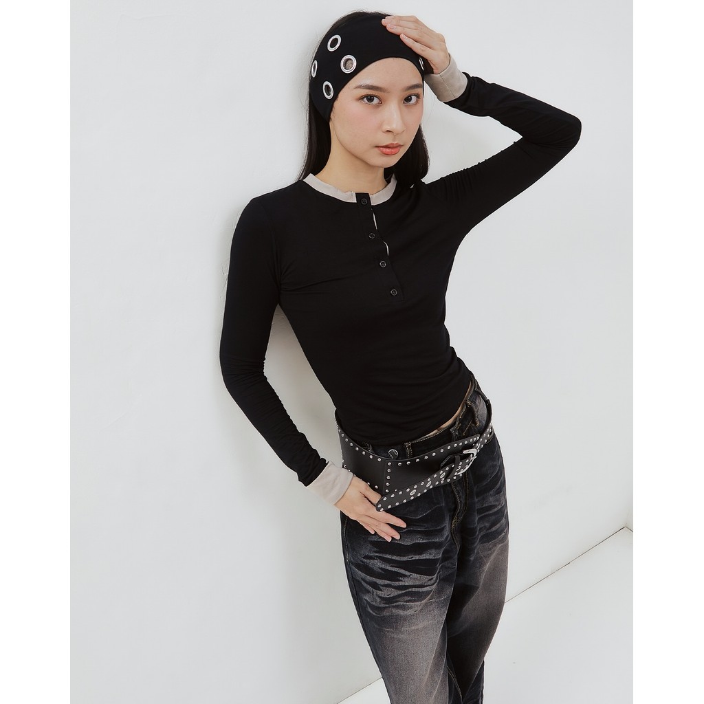 Two Tone Longsleeve Top