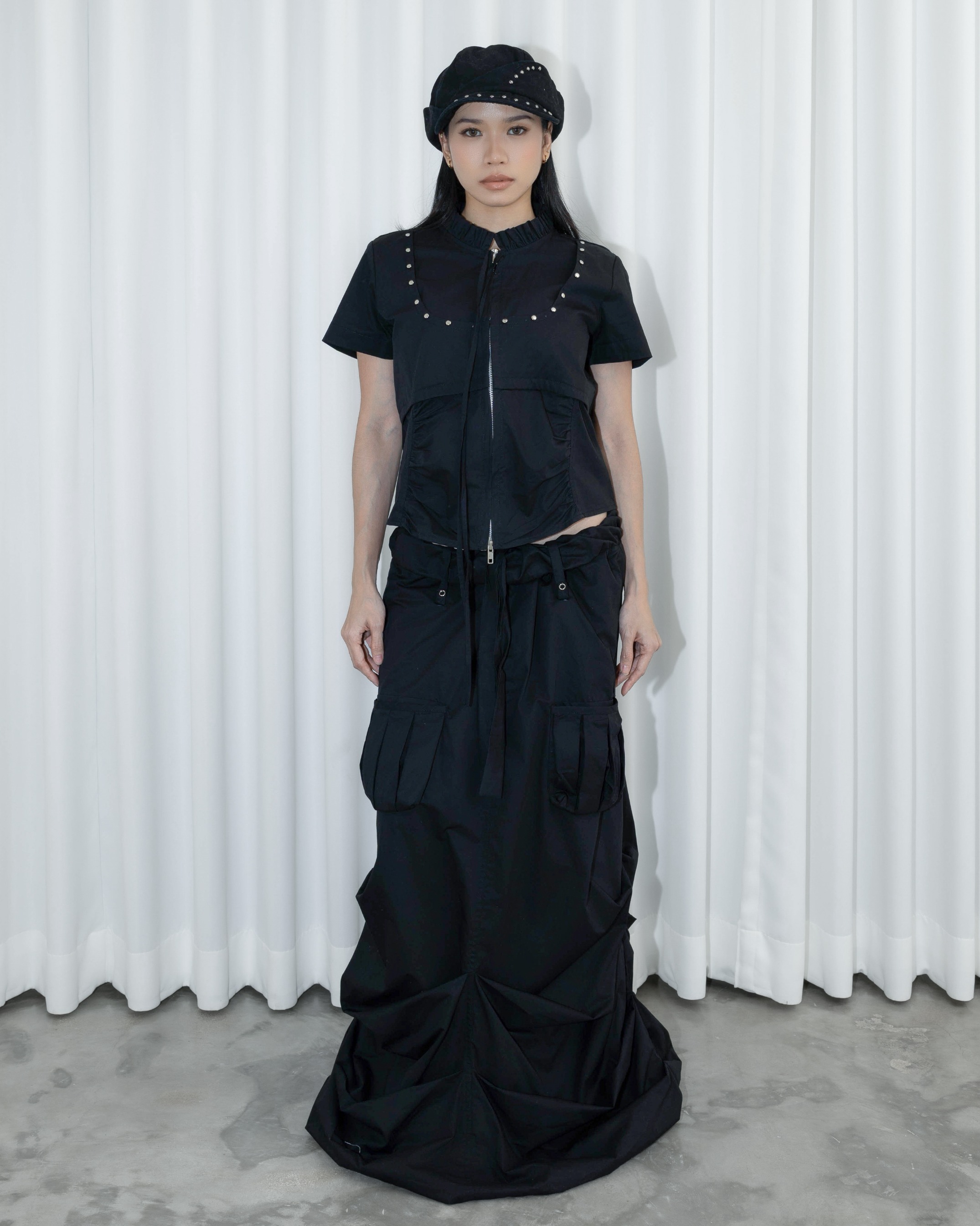 Roll Up Cargo Skirt