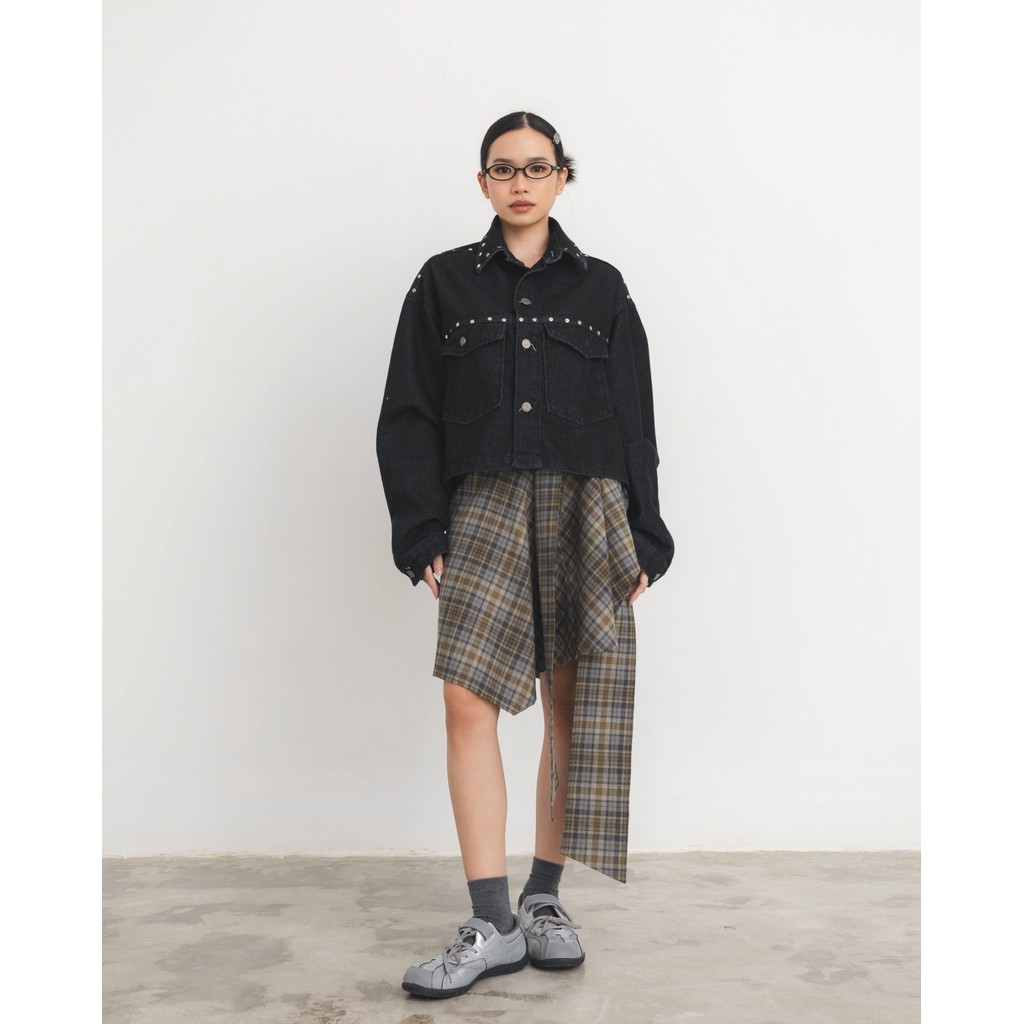 Tartan Wrapped Skirt