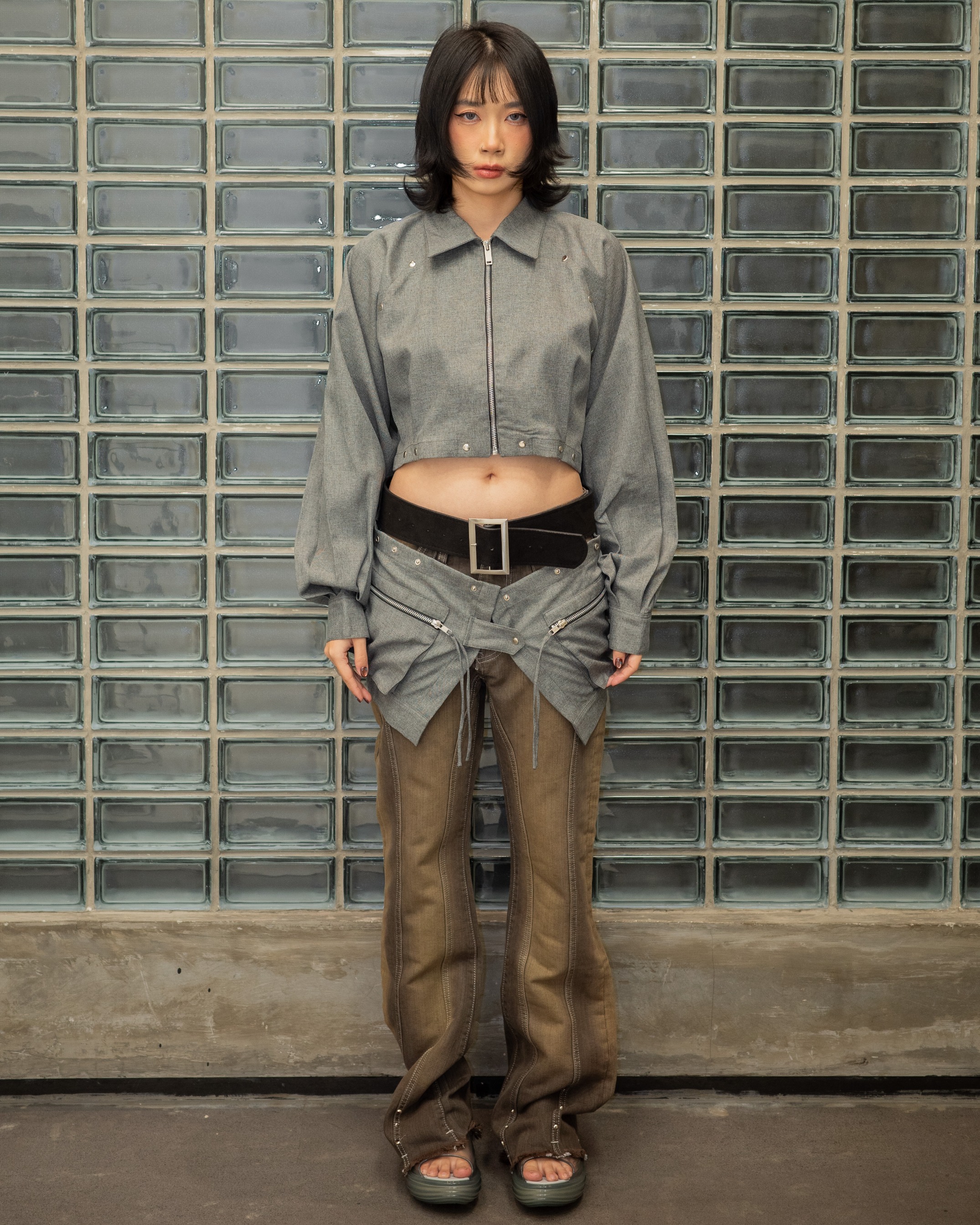 Utility Jacket (adjustable waist ties)
