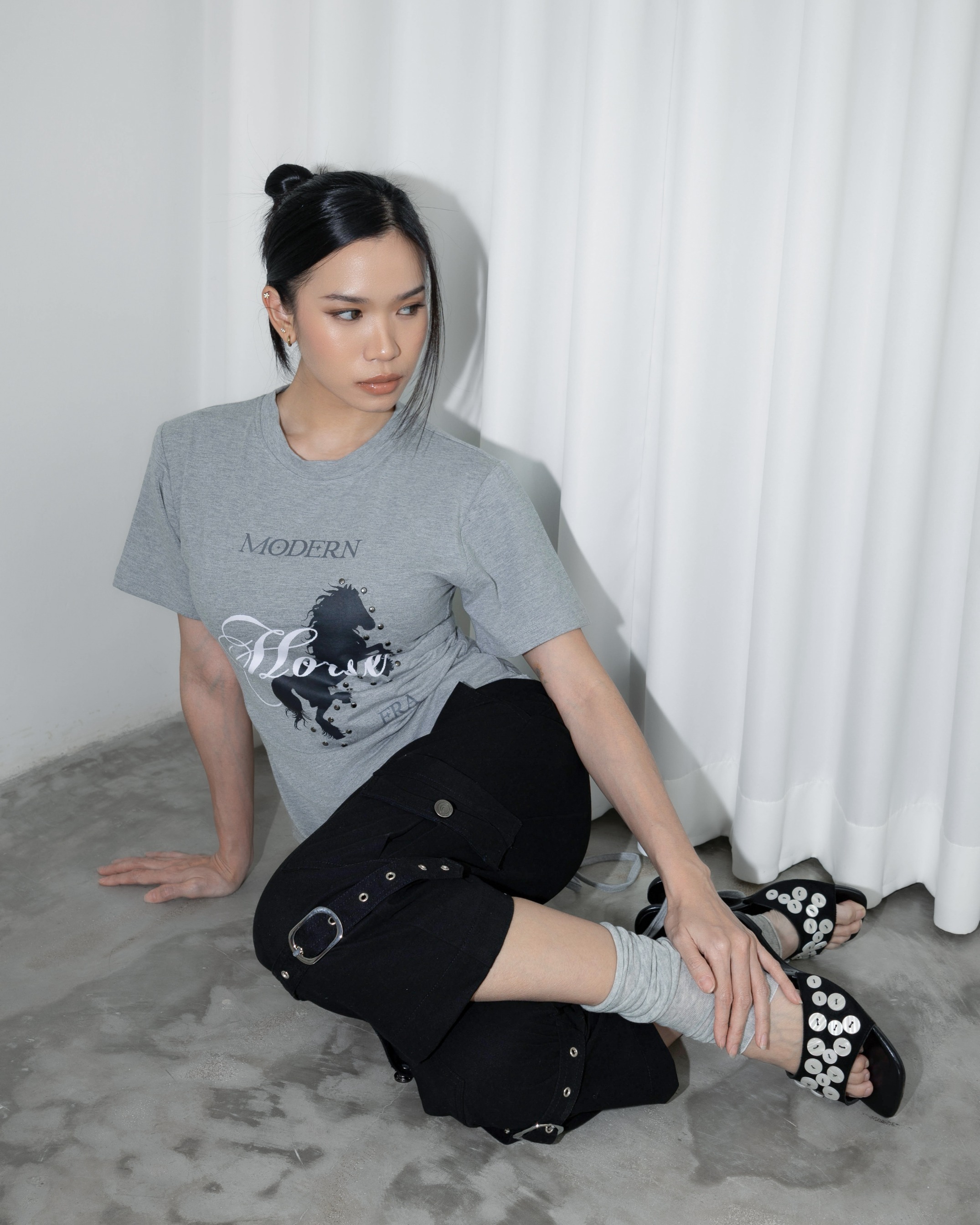Strap Capri Pants