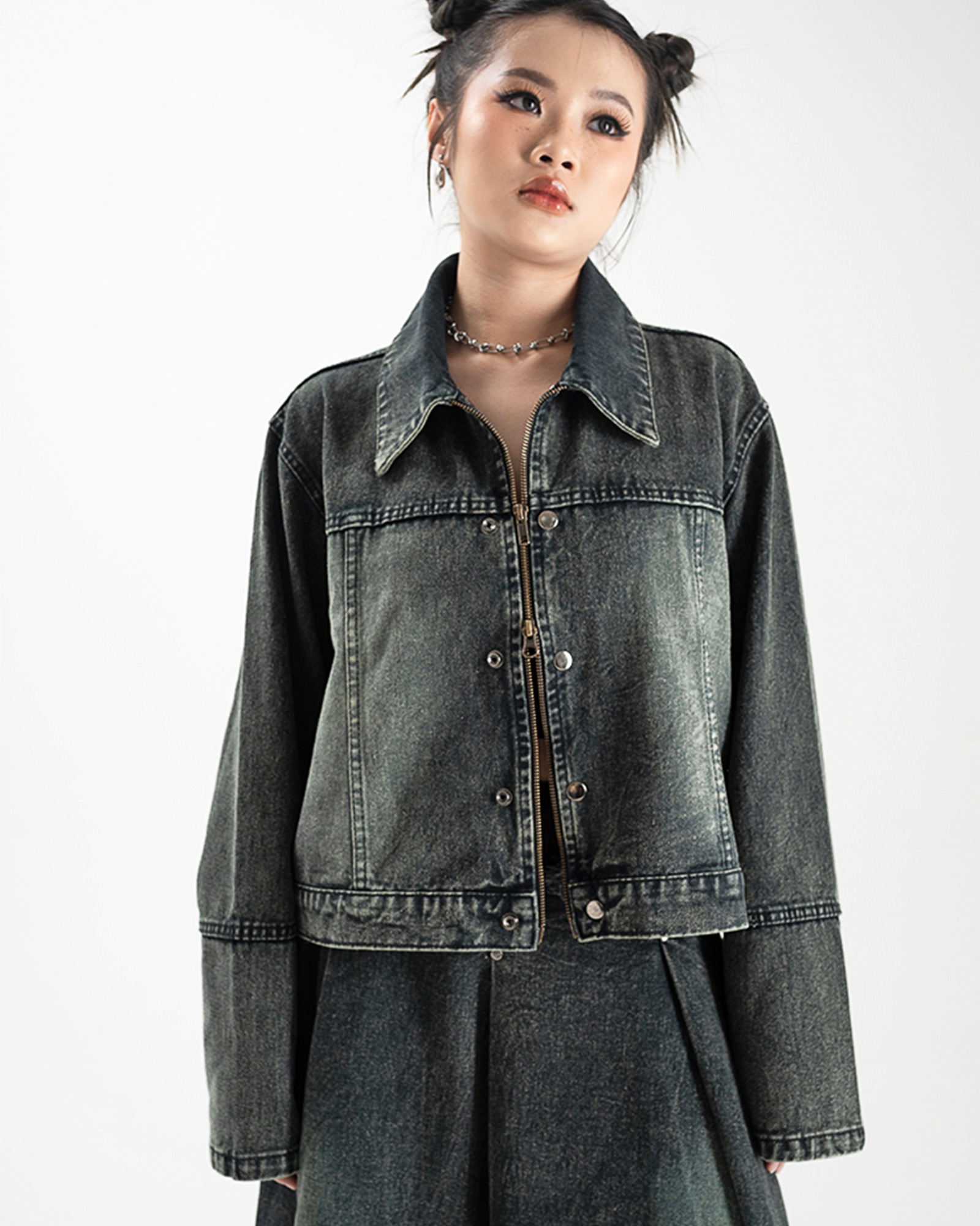 Line Up Multiway Jacket Snow Wash