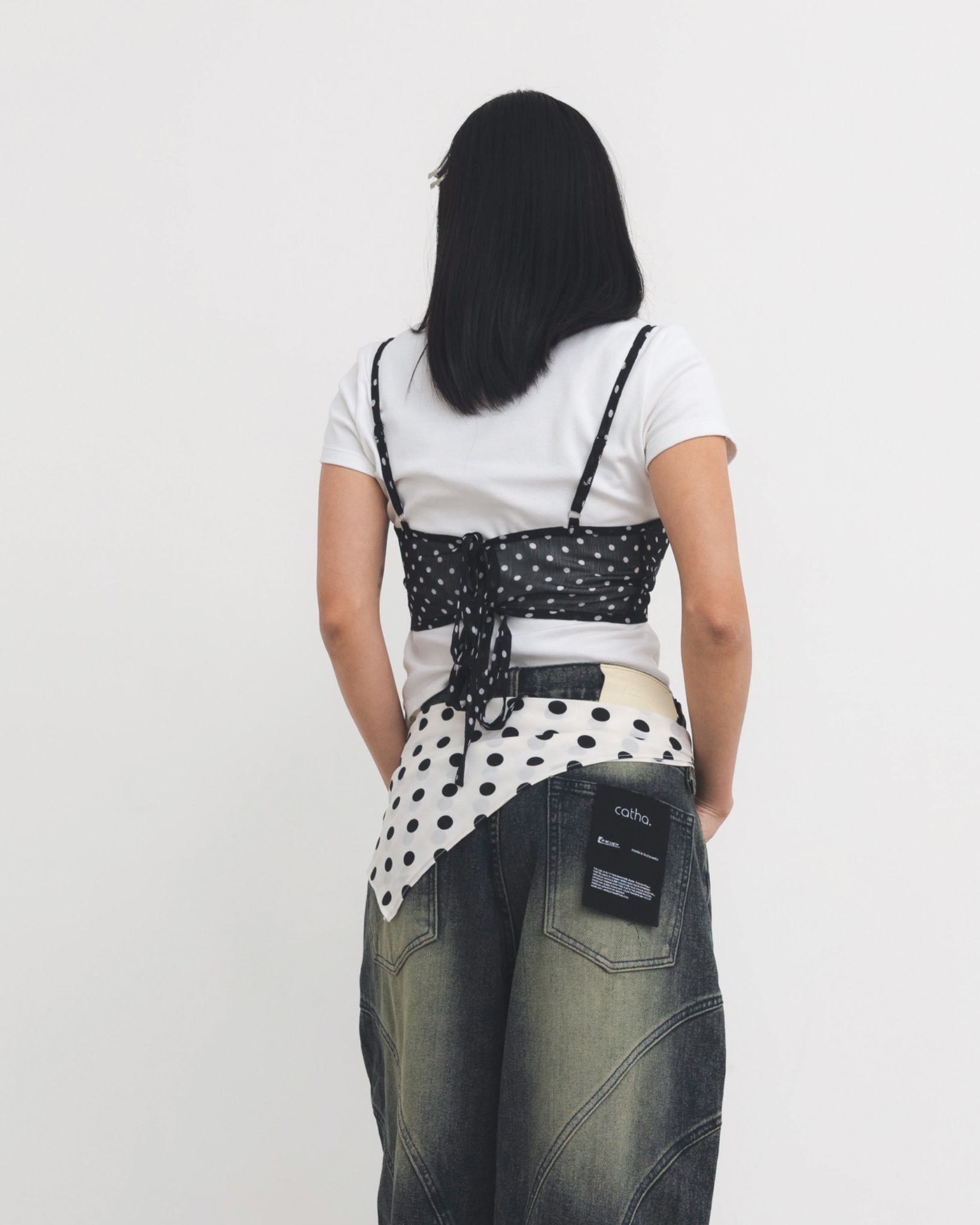 Polka Dot Layer Top