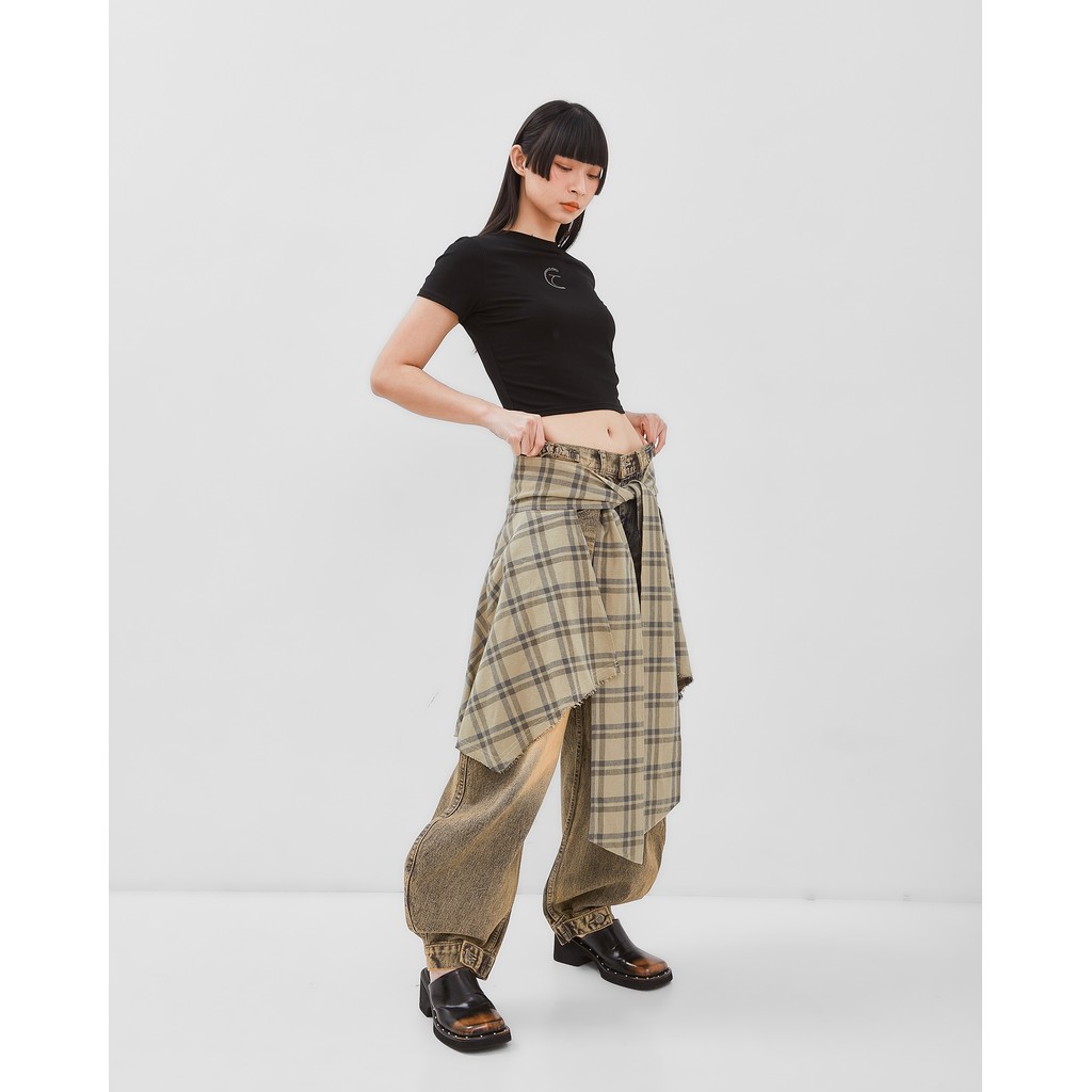 Tartan Wrapped Skirt