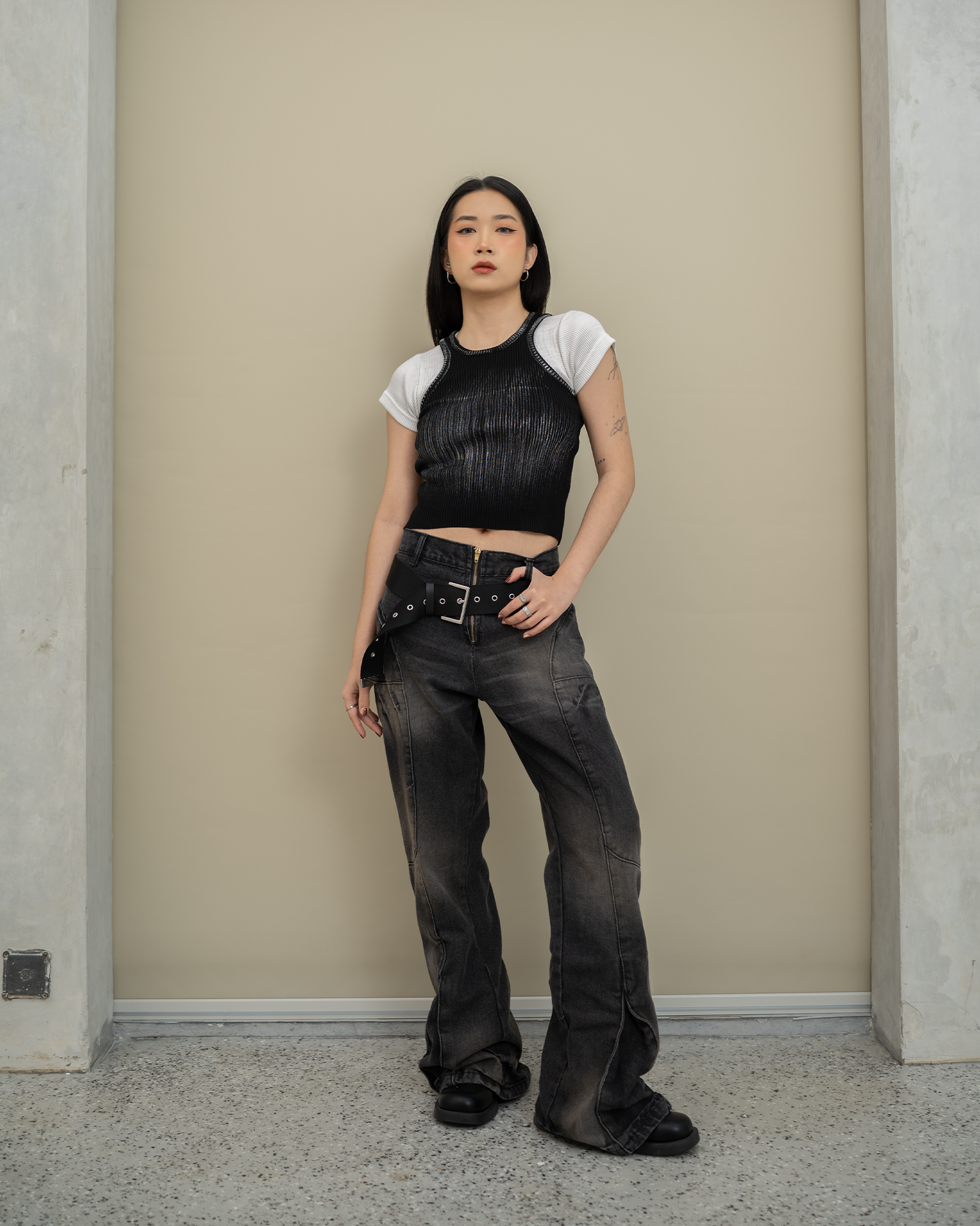 Midnight Line Up Jeans [DEFECT]