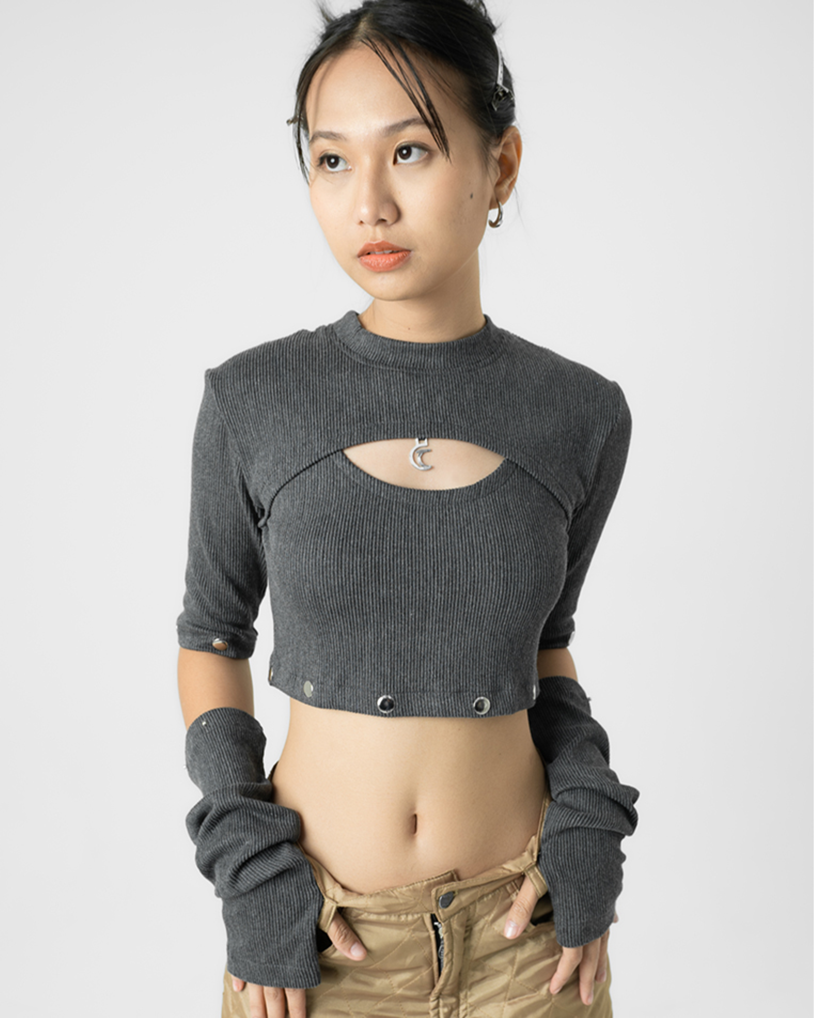 Detachable Knitted Top