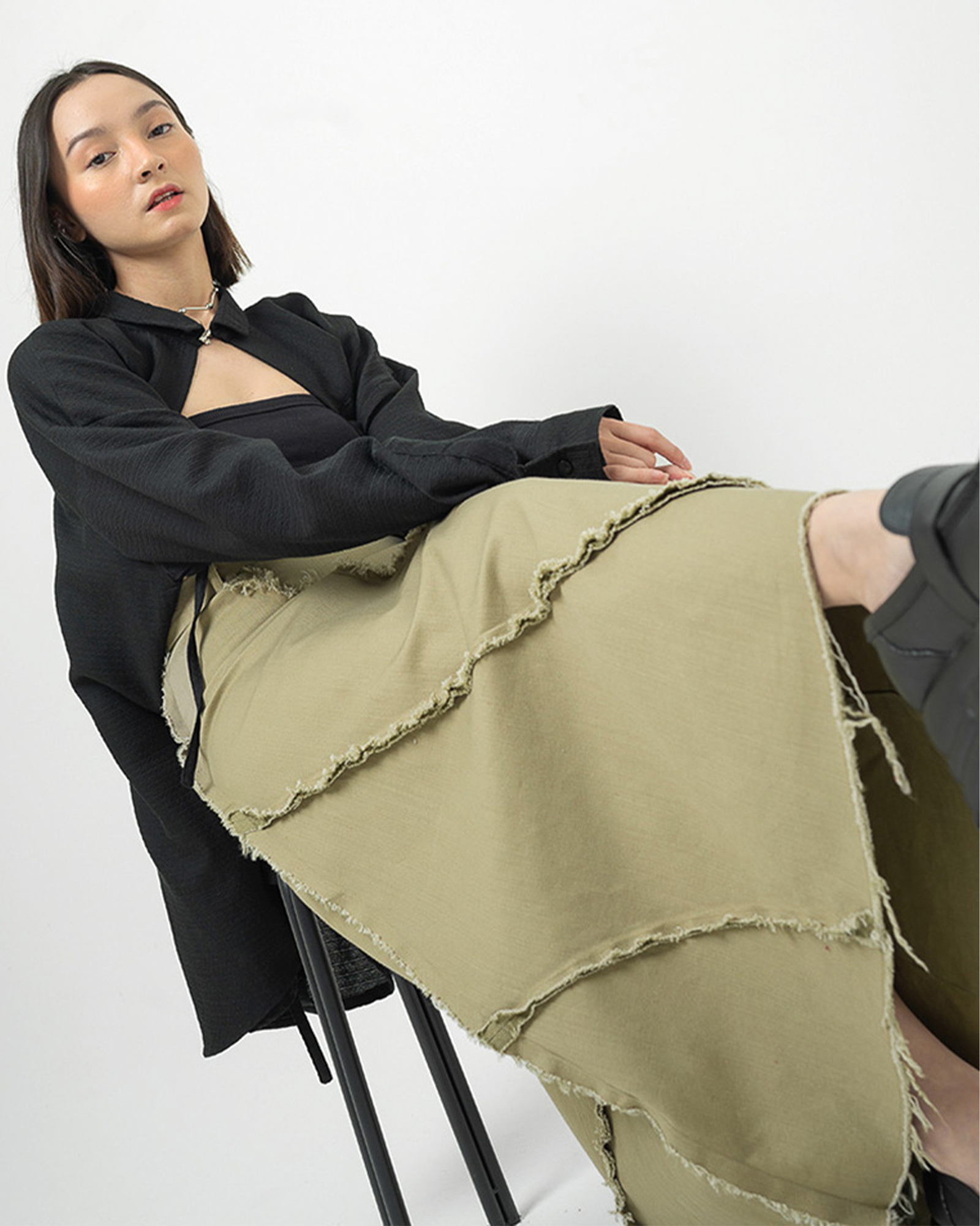 Frayed Skirt