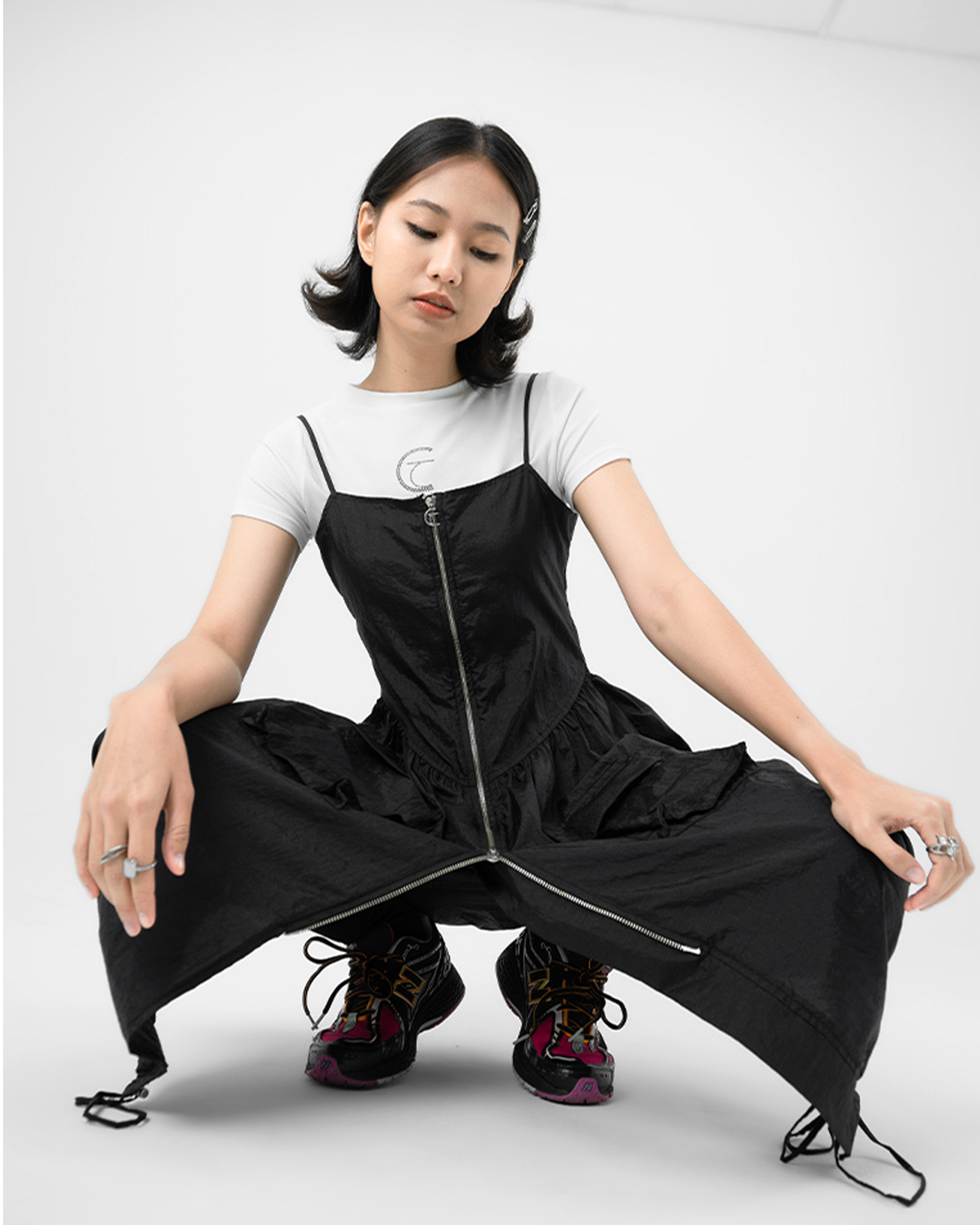 Two Ways Parachute Pocket Dress