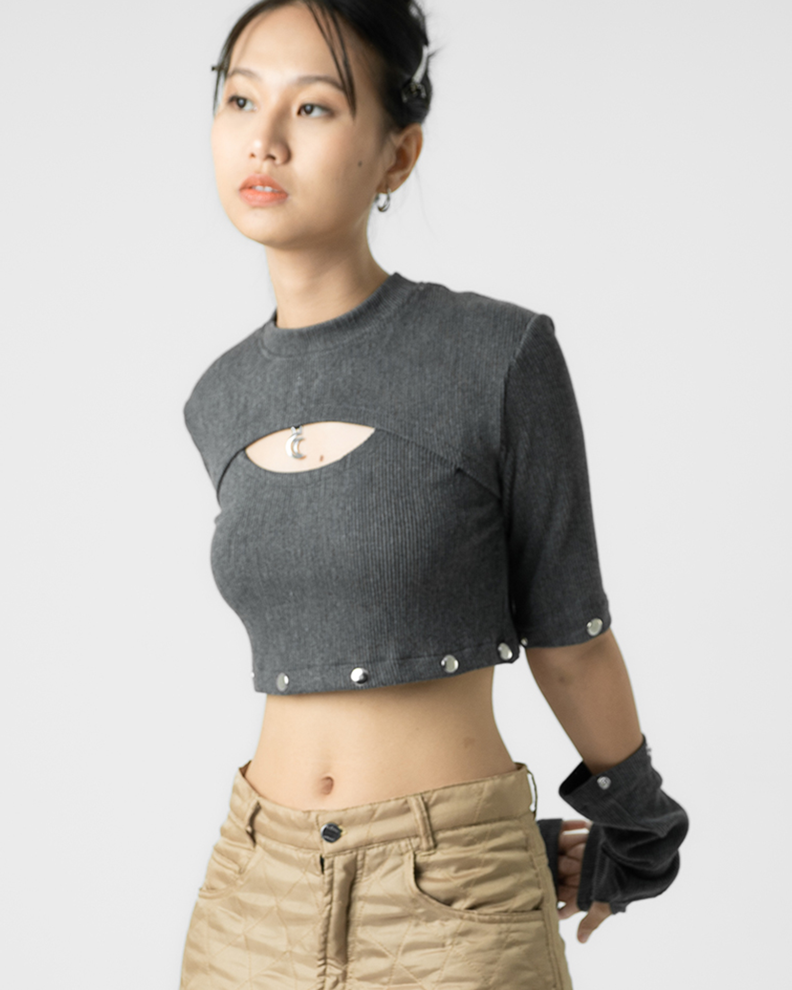 Detachable Knitted Top
