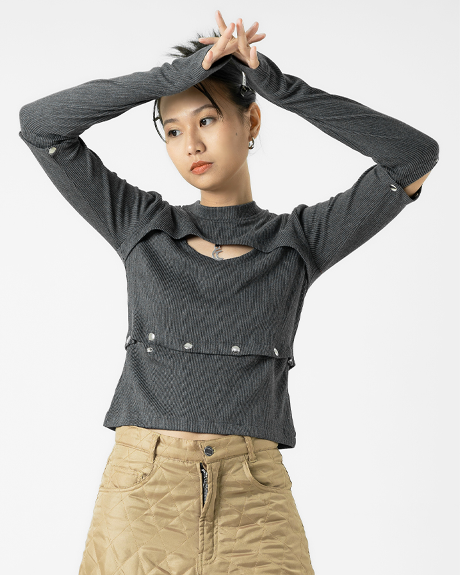 Detachable Knitted Top