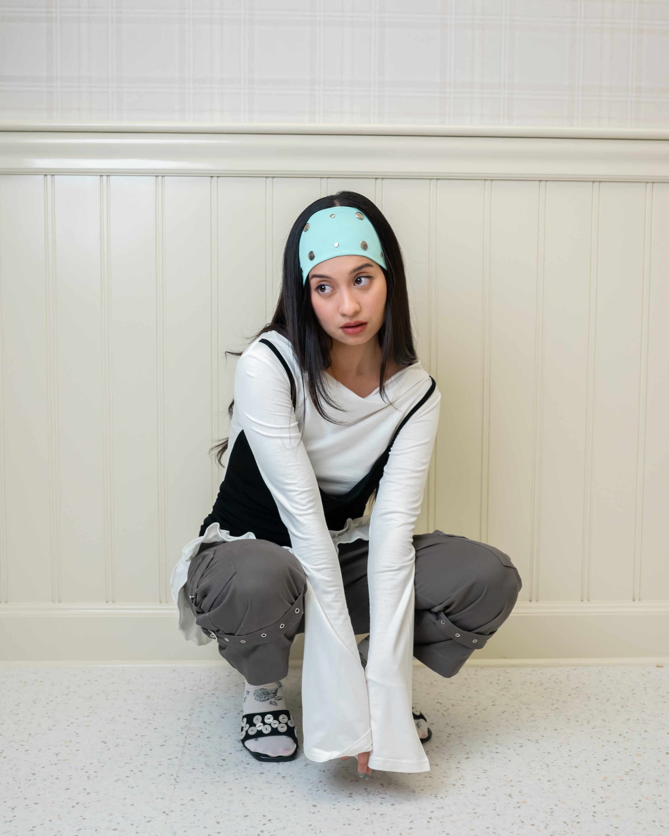 Eyelet/ Studded Headband (Bando)