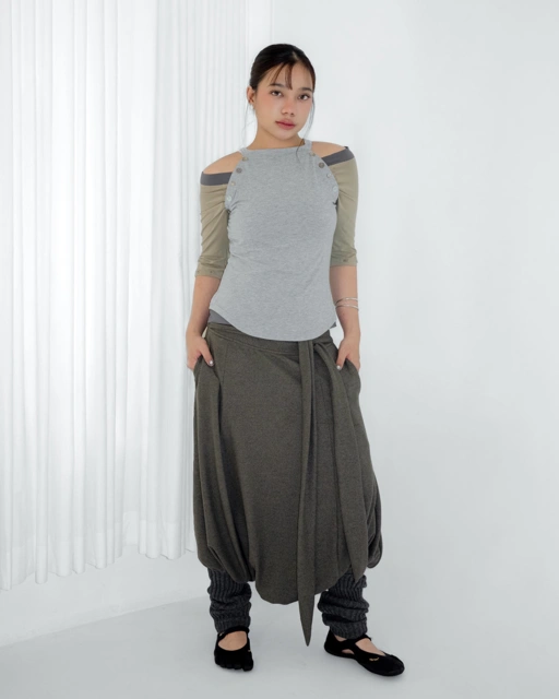 Drapped Volume Pants
