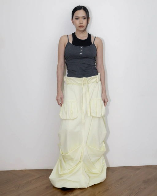 Image of Roll Up Baloon Cargo Skirt