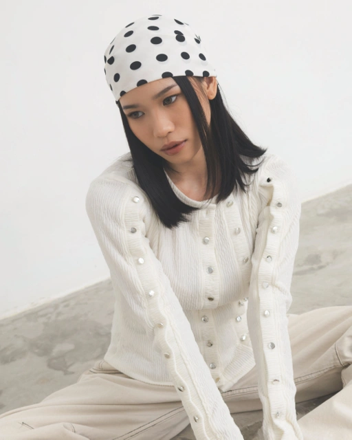 Image of CATHA - Compact Knit Longsleeve Top 
