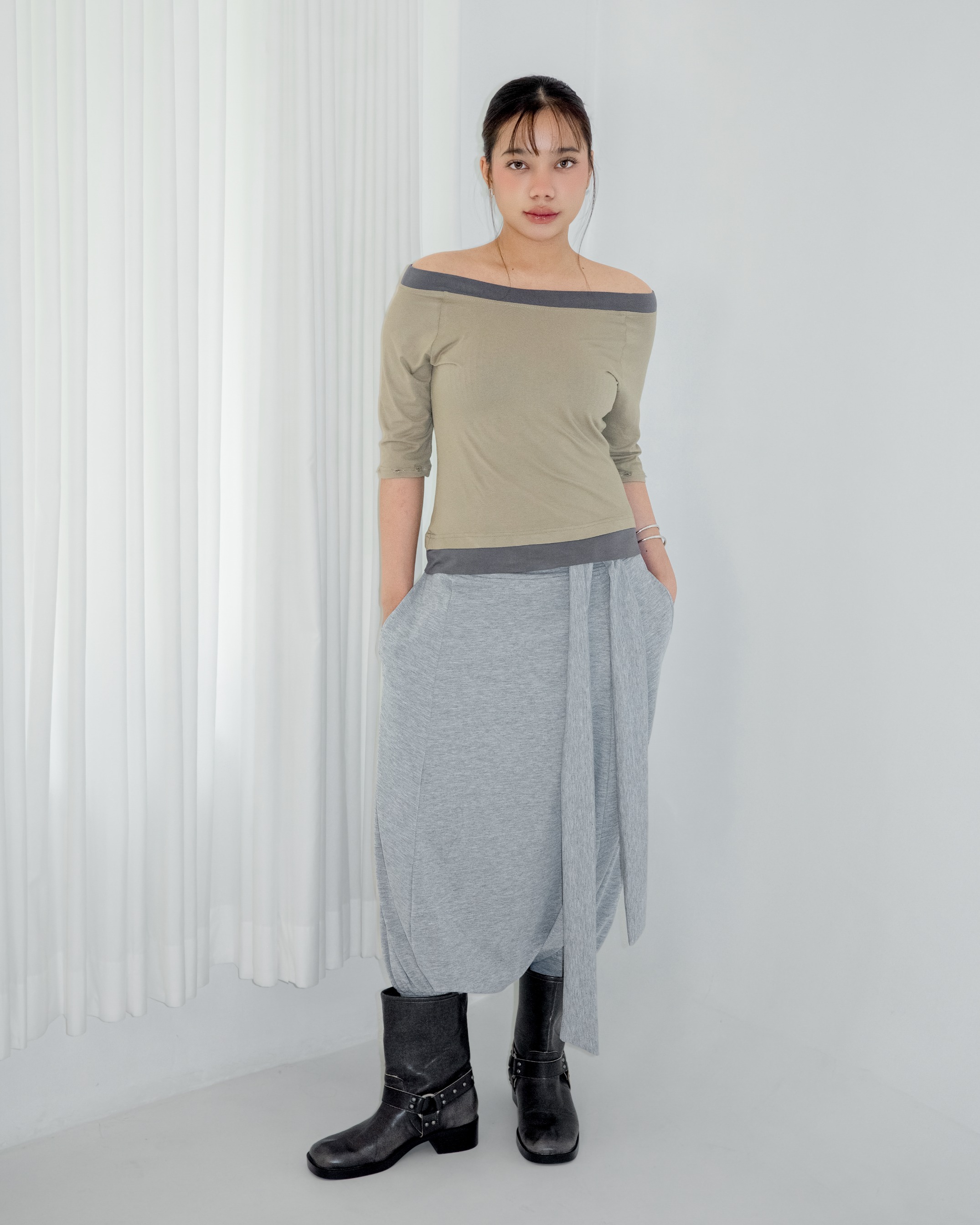 Drapped Volume Pants