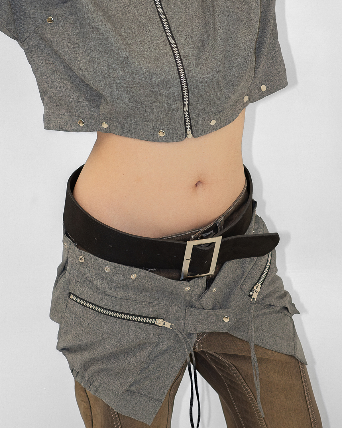 Detachable Fur Belt