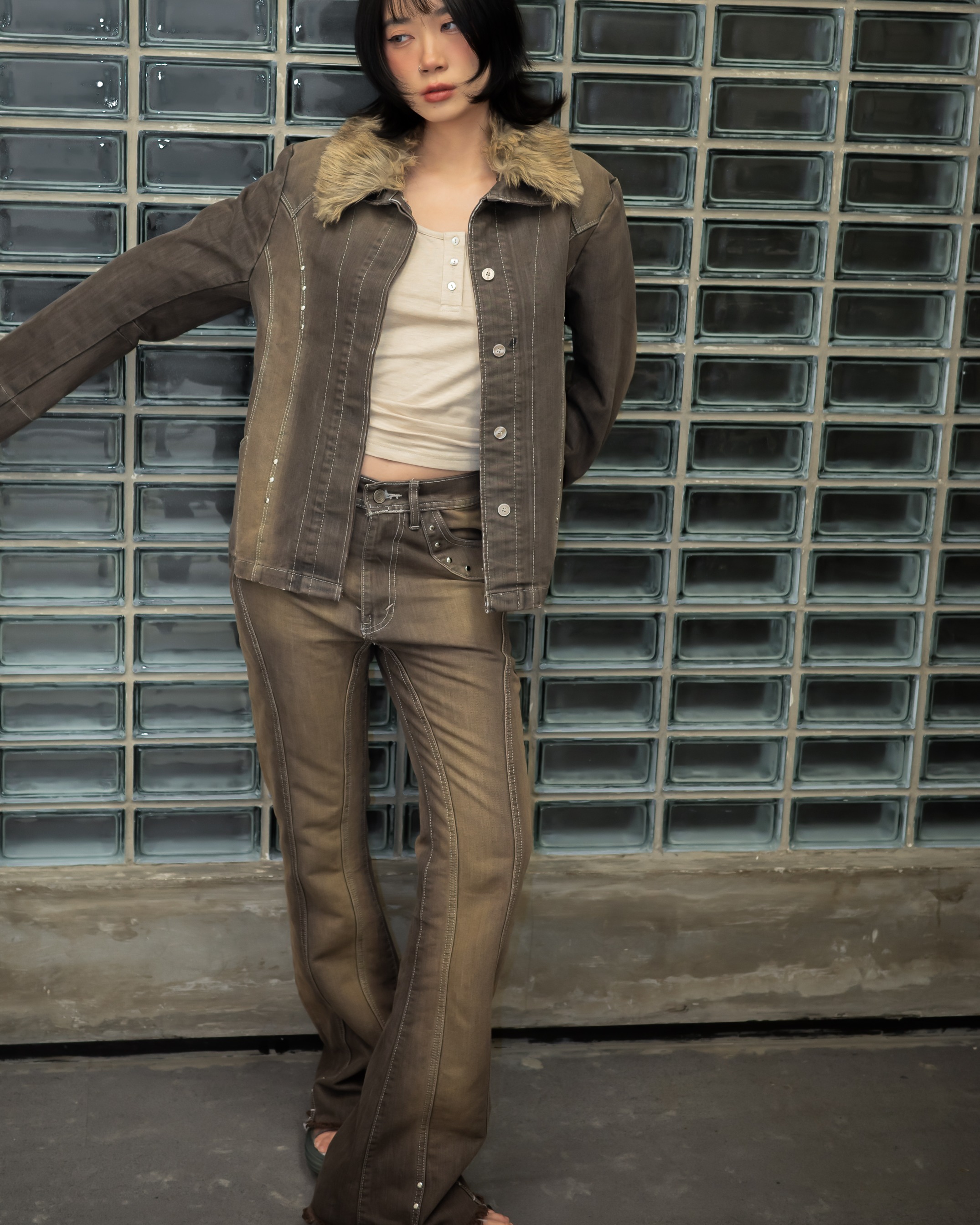 Fur Eclipse Line Up Jacket