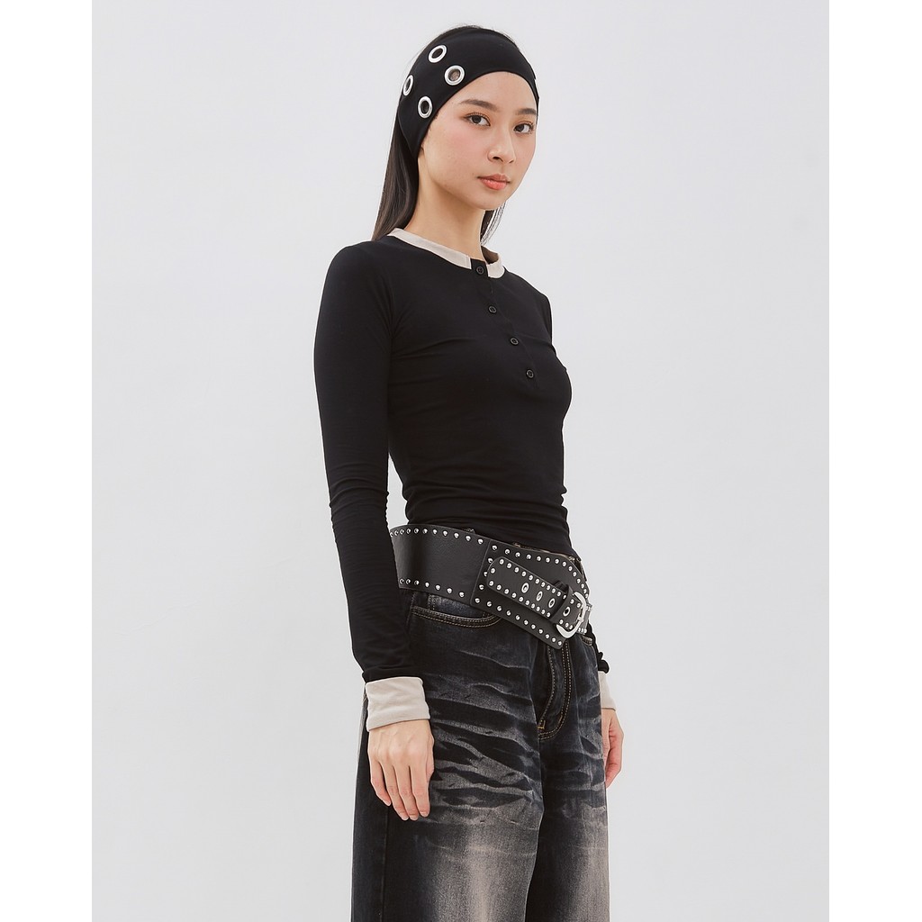 Two Tone Longsleeve Top