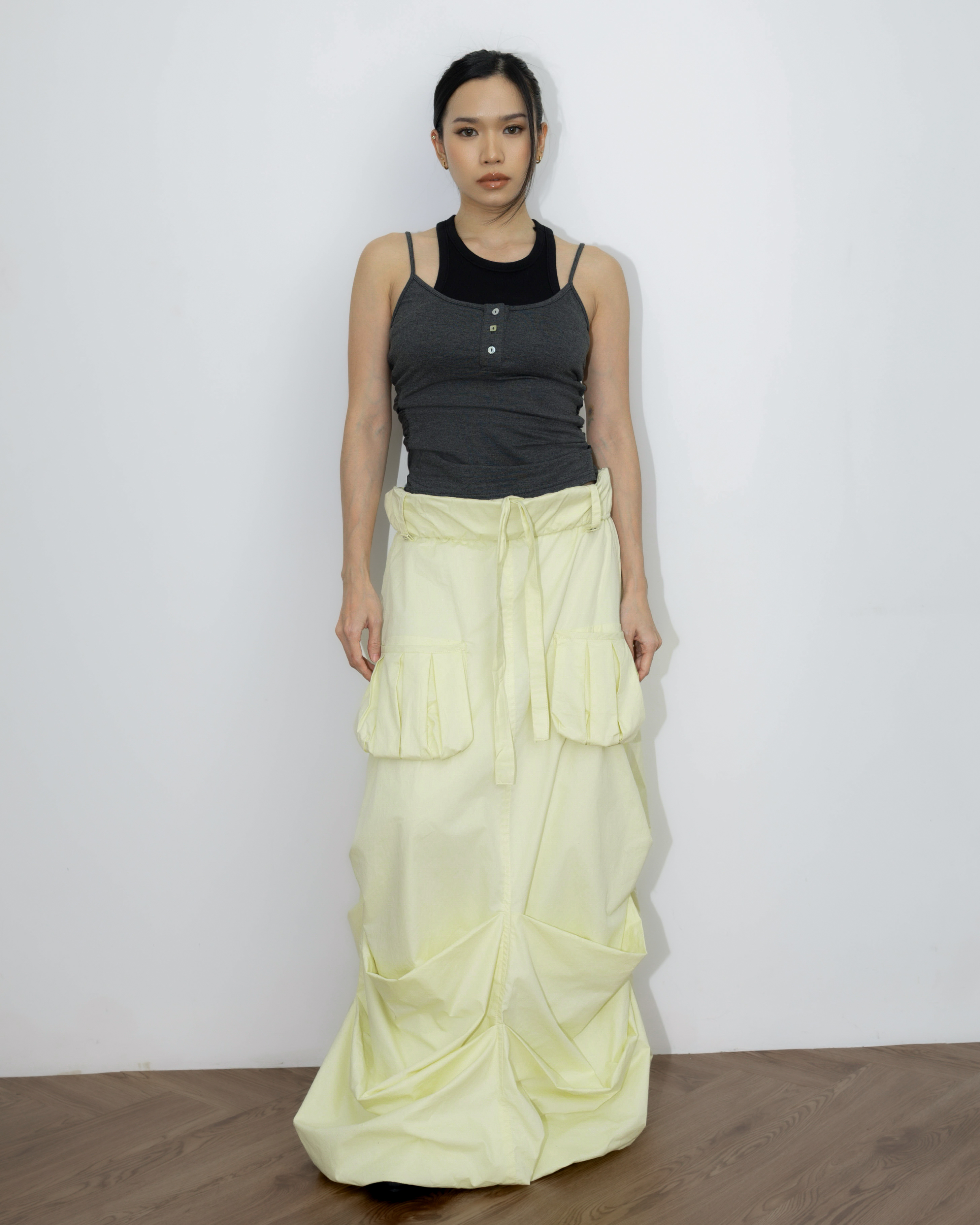 Roll Up Cargo Skirt
