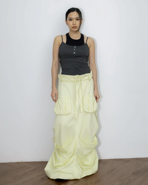 Roll Up Cargo Skirt