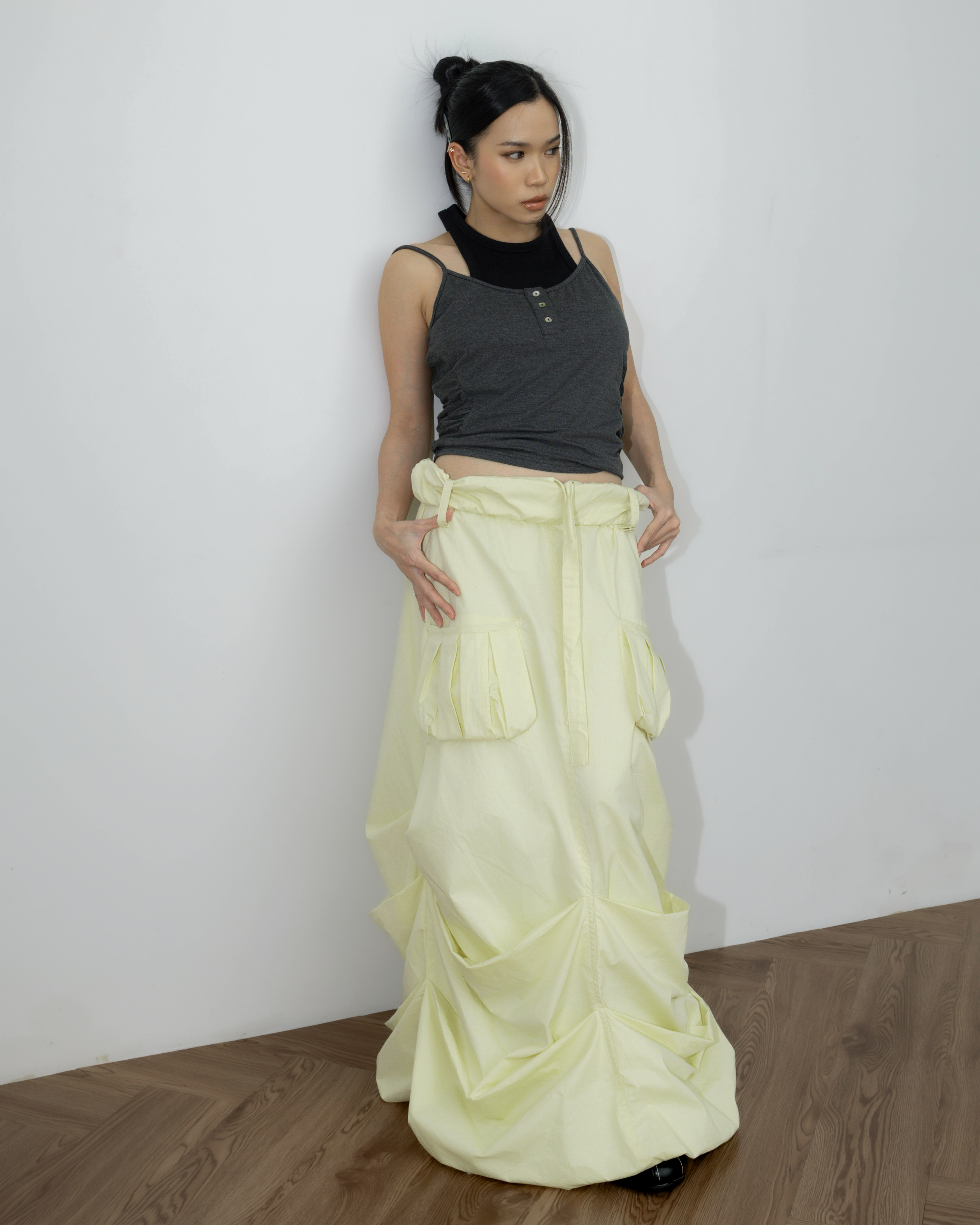 Roll Up Cargo Skirt