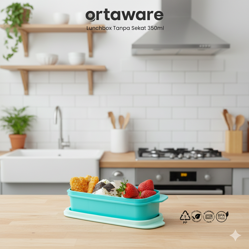 Ortaware LunchBox Tanpa Sekat