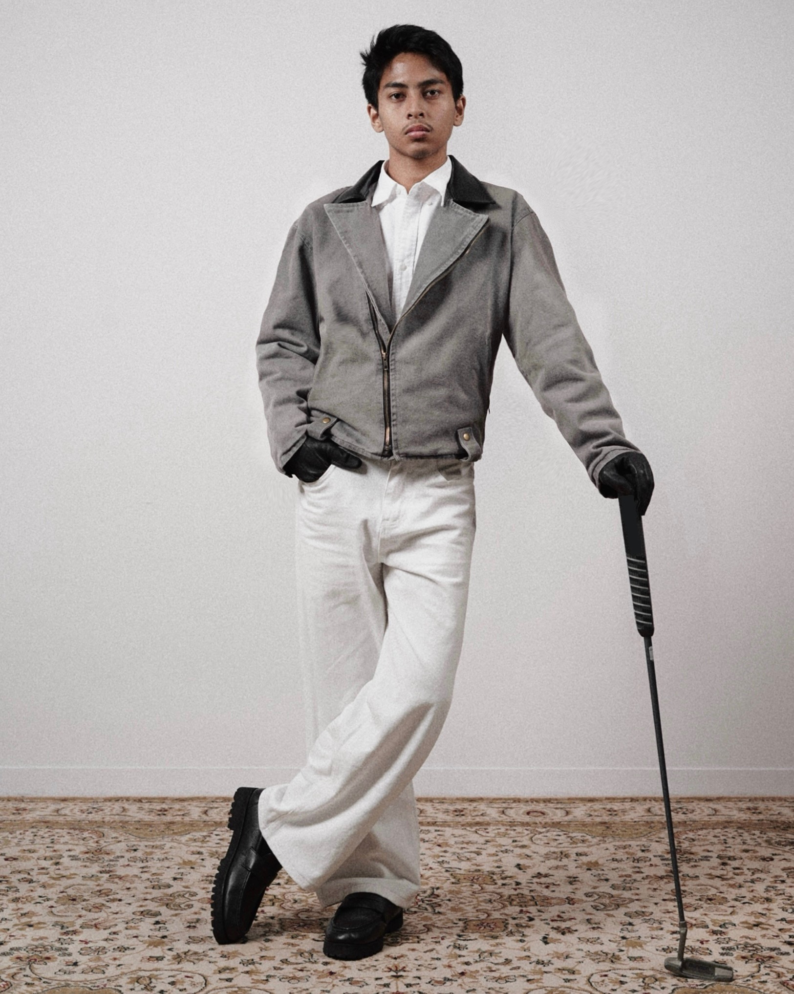 NOIR BESCAP JACKET - VINTAGE ASH