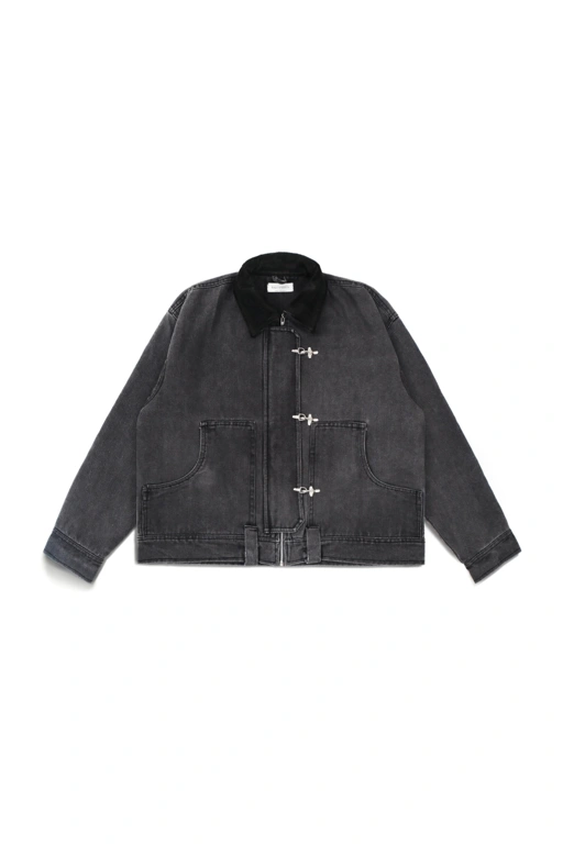 Image of RAV 009 FIREMAN CLASP JACKET FADE BLACK