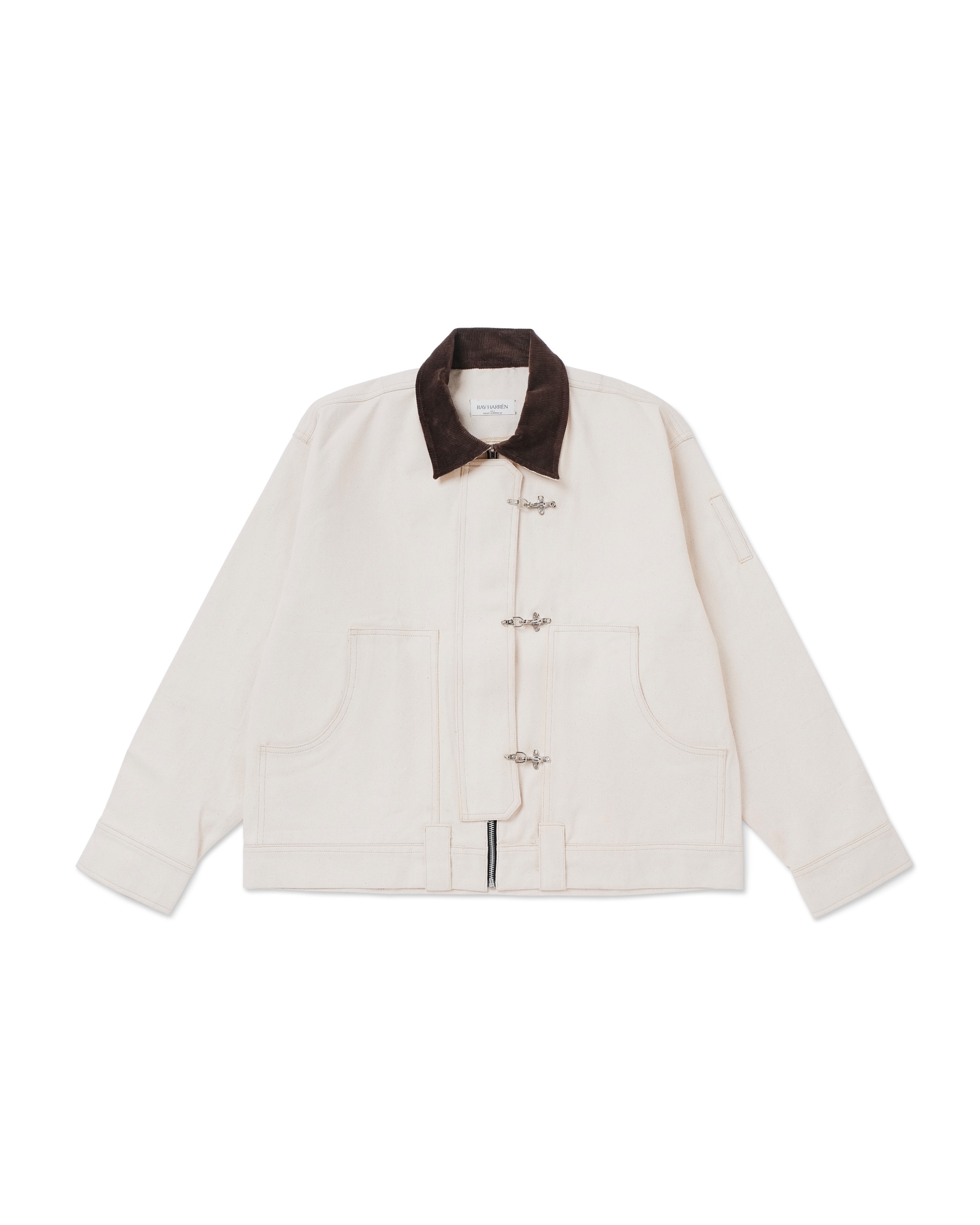 RAV 009 FIREMAN CLASP JACKET BROKEN WHITE