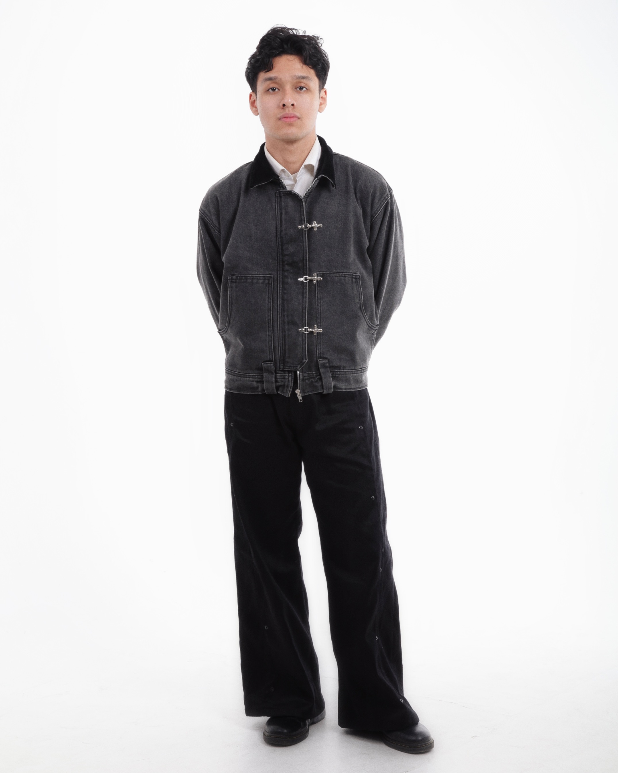 RAV 009 FIREMAN CLASP JACKET FADE BLACK