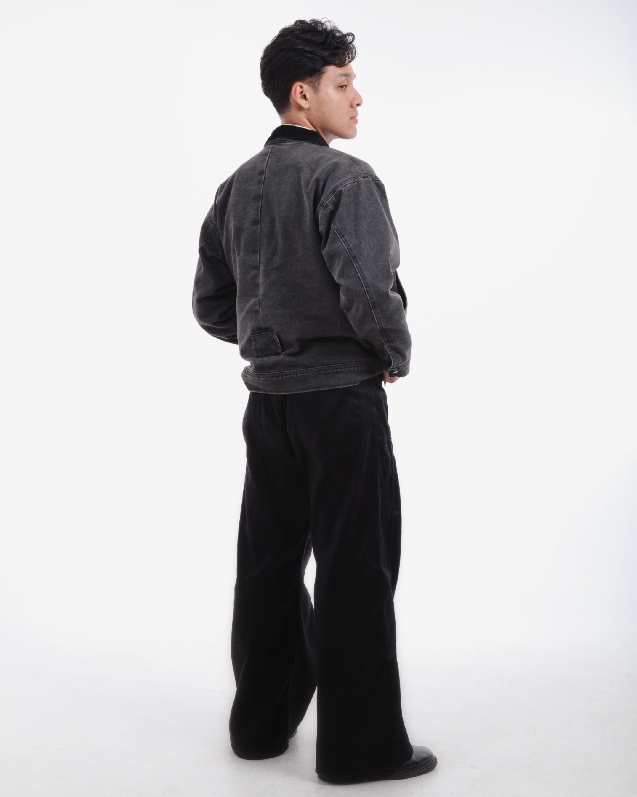 RAV 009 FIREMAN CLASP JACKET FADE BLACK