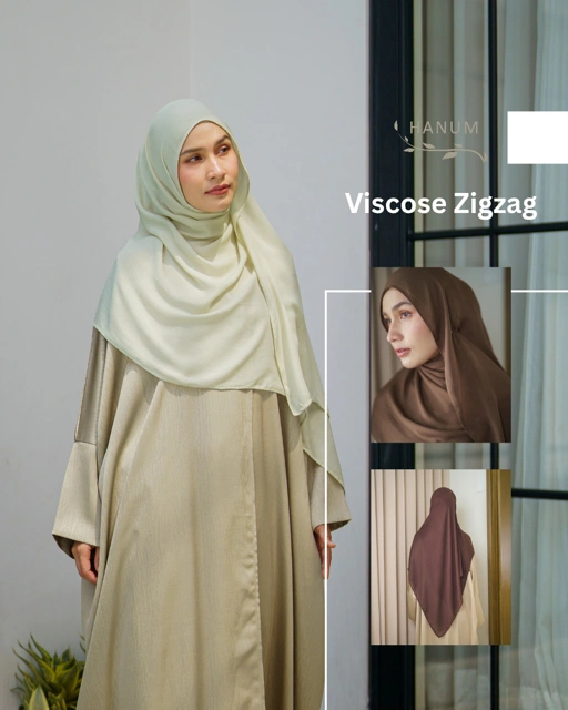 HANUM - PASHMINA VISCOSE ZIGZAG