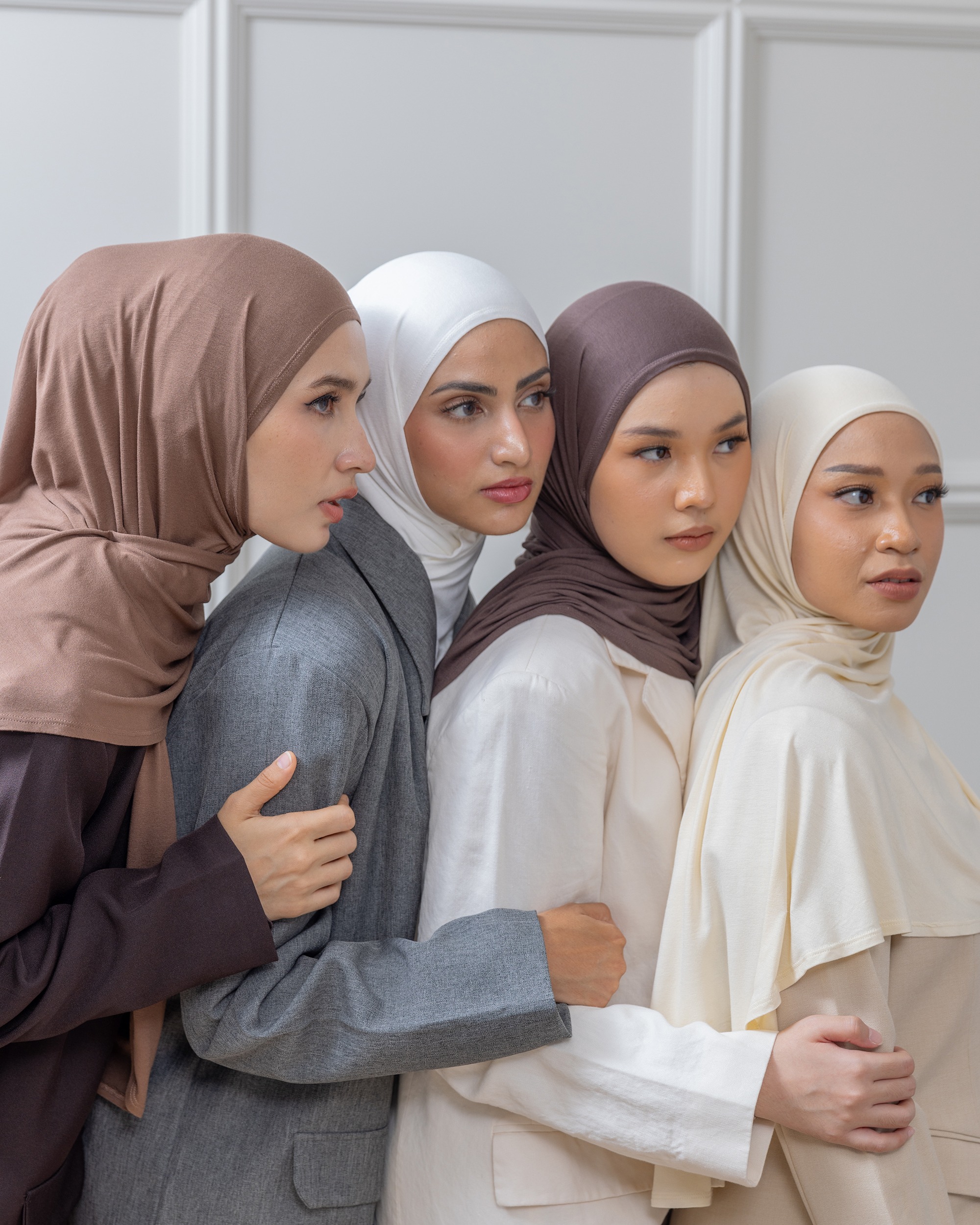 HANUM - DUBAY Oval Instan | Pashmin Instana Berbentuk Oval Sudah di Lengkapi Dengan Ciput