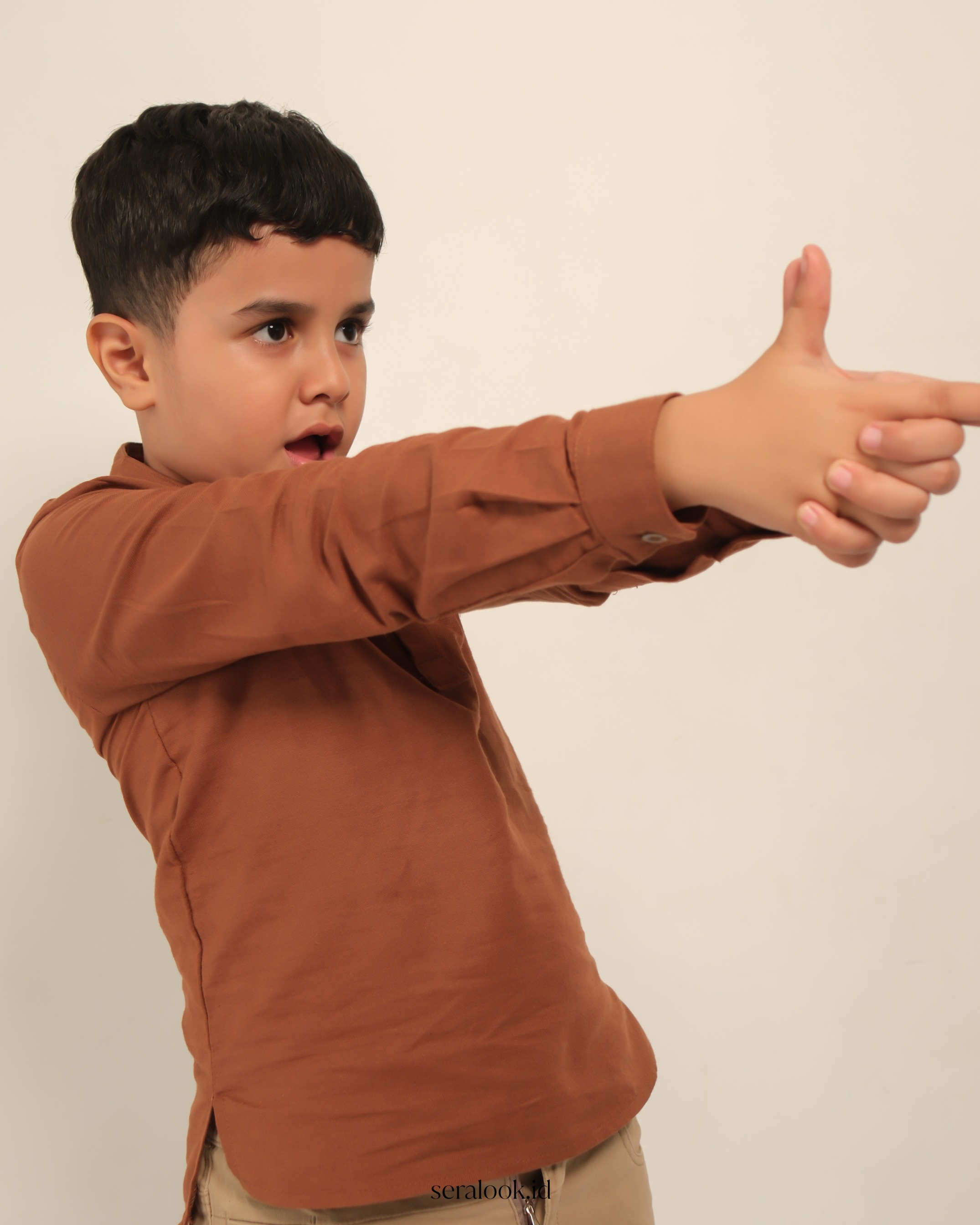 Selaras Kemeja Anak Panjang