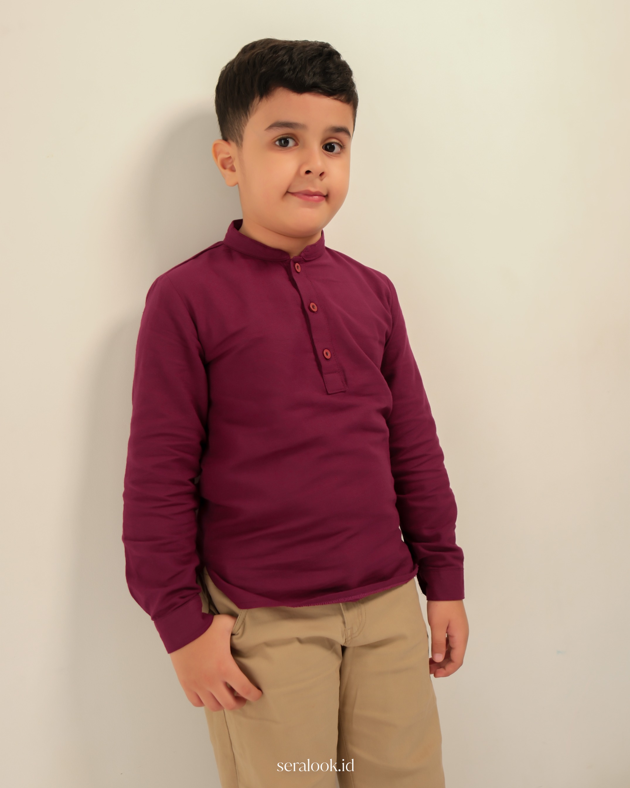 Selaras Kemeja Anak Panjang