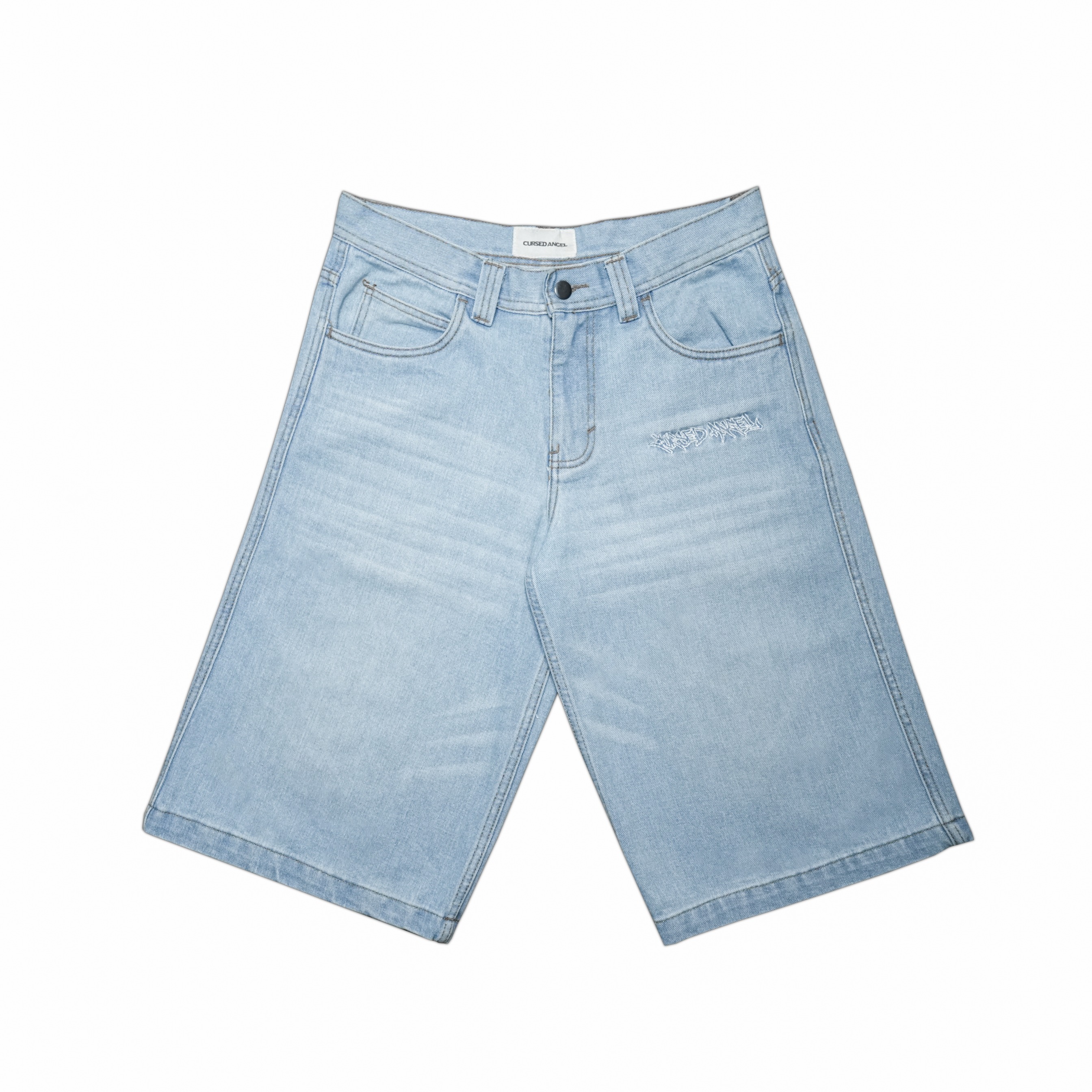 CURSEDANGEL JORTS - LIGHT BLUE 