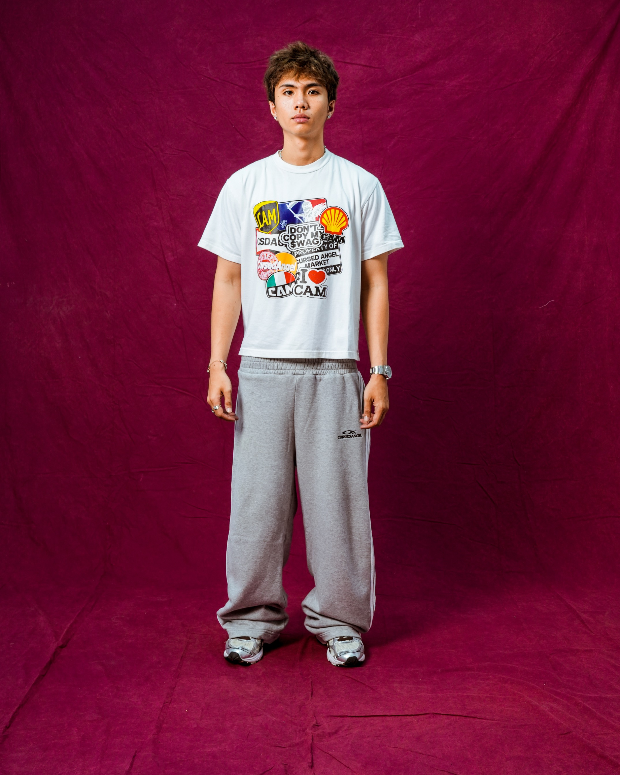 CA Overseas Tee White