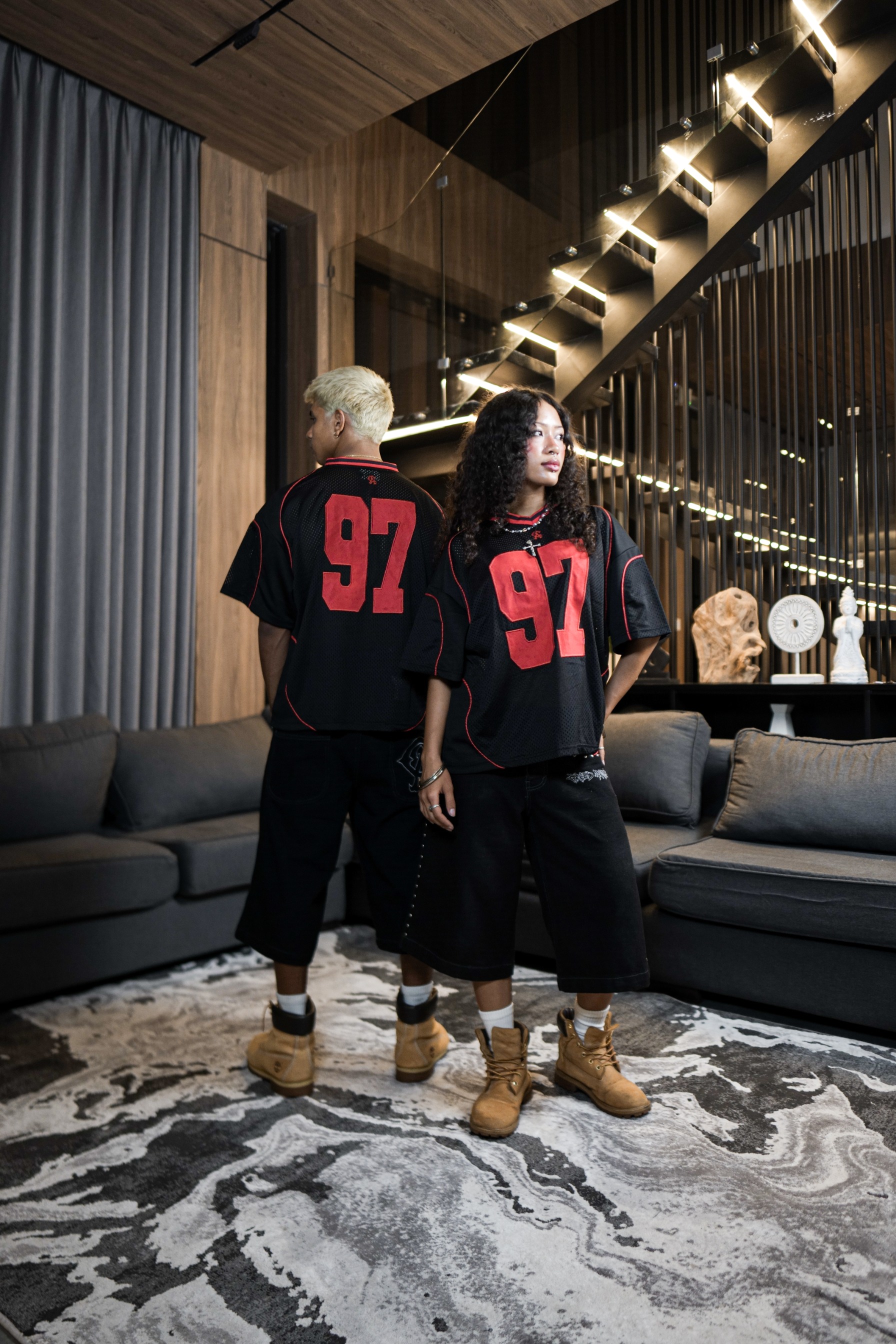CURSEDANGEL MESH JERSEY - CFL BLACK