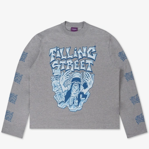 Image of Long Sleeve Boxy Fillingstreet - Fellow Misty