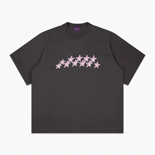 Image of Crop Boxy Tee Fillingstreet - Locstar Dark Grey