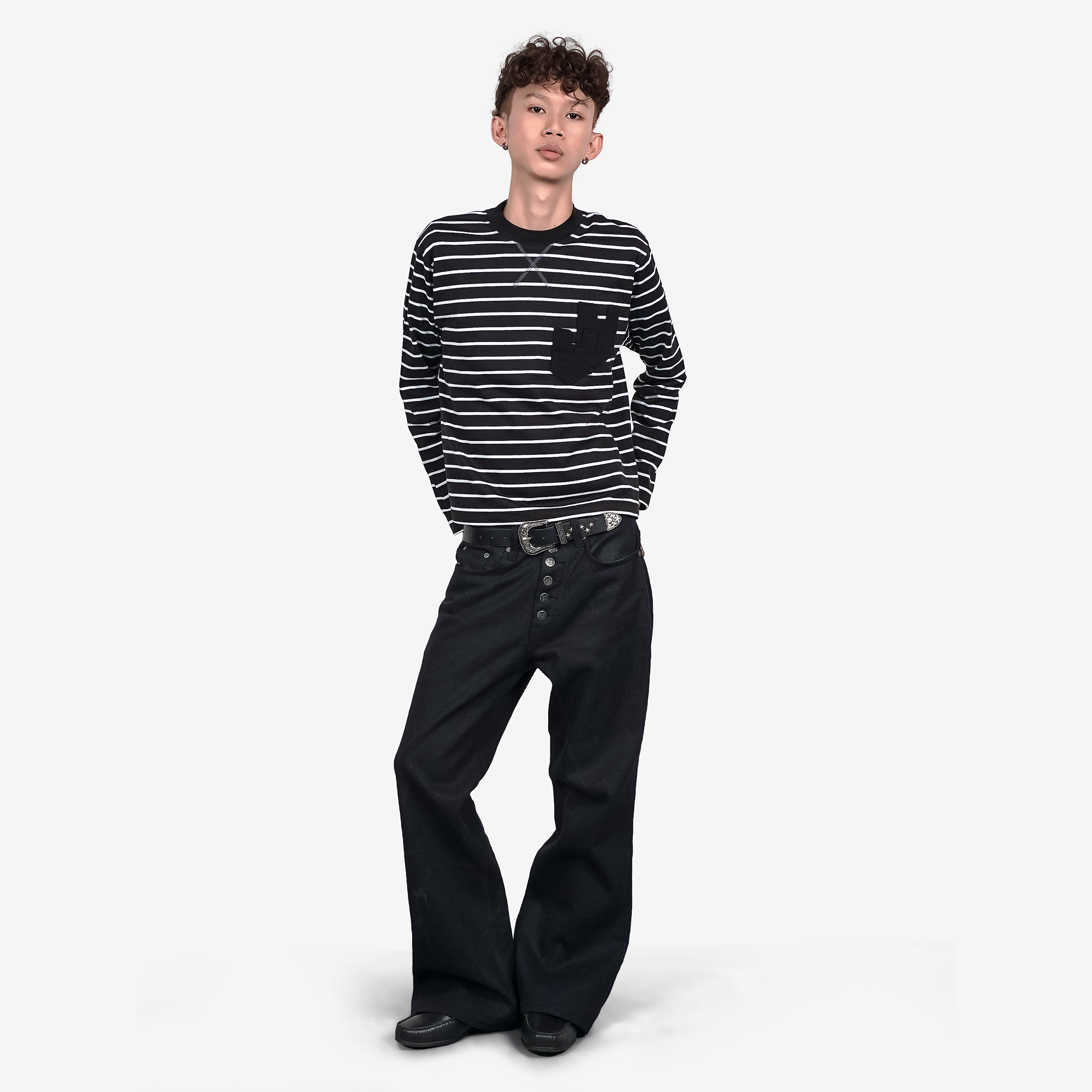 STRIPLINE LONG SLEEVE BLACK