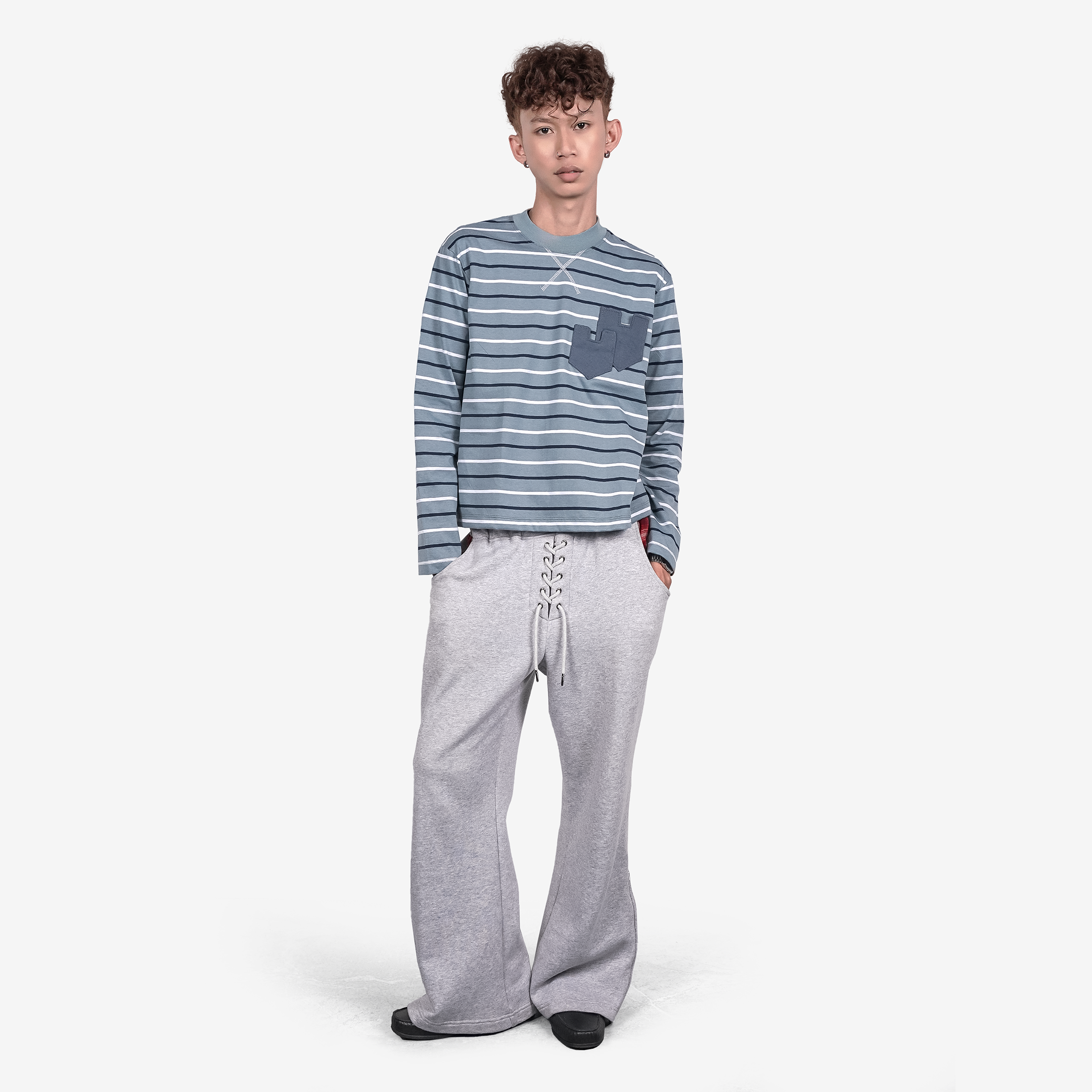 STRIPLINE LONG SLEEVE BLUE