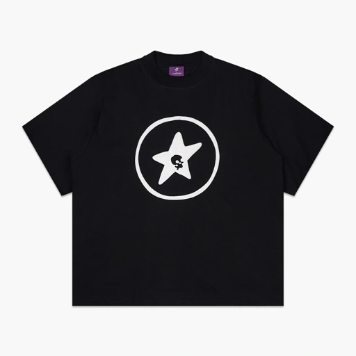 Image of PEGGY BOXY TEE BLACK