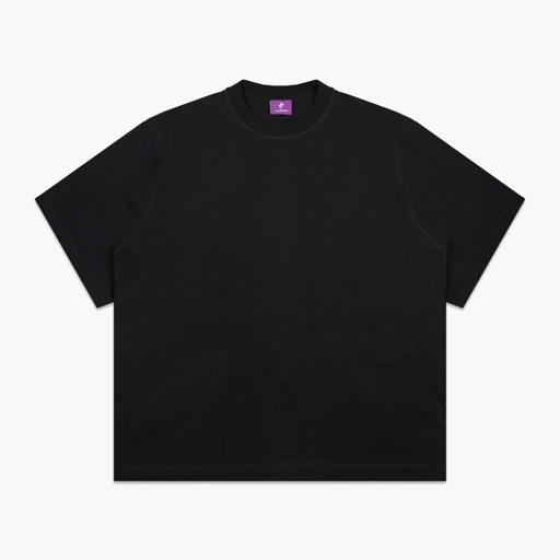 Image of Crop Boxy Tee Fillingstreet - Luca Black
