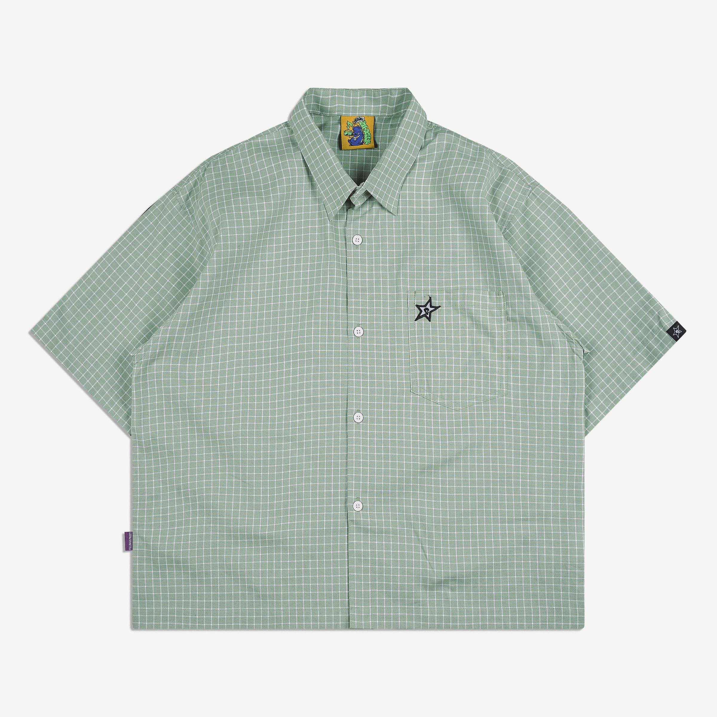 DISTRICT PLAID SHIRT SAGE