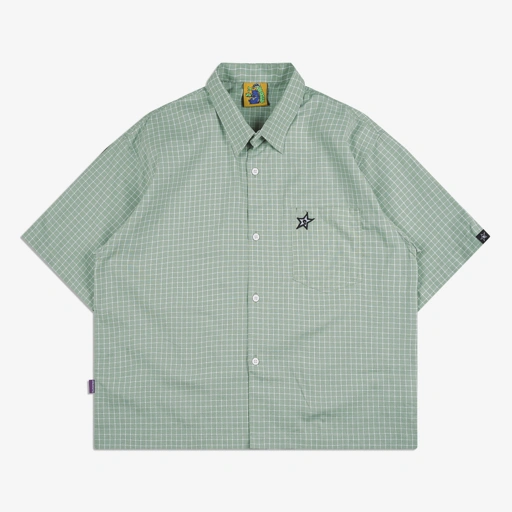 DISTRICT PLAID SHIRT SAGE