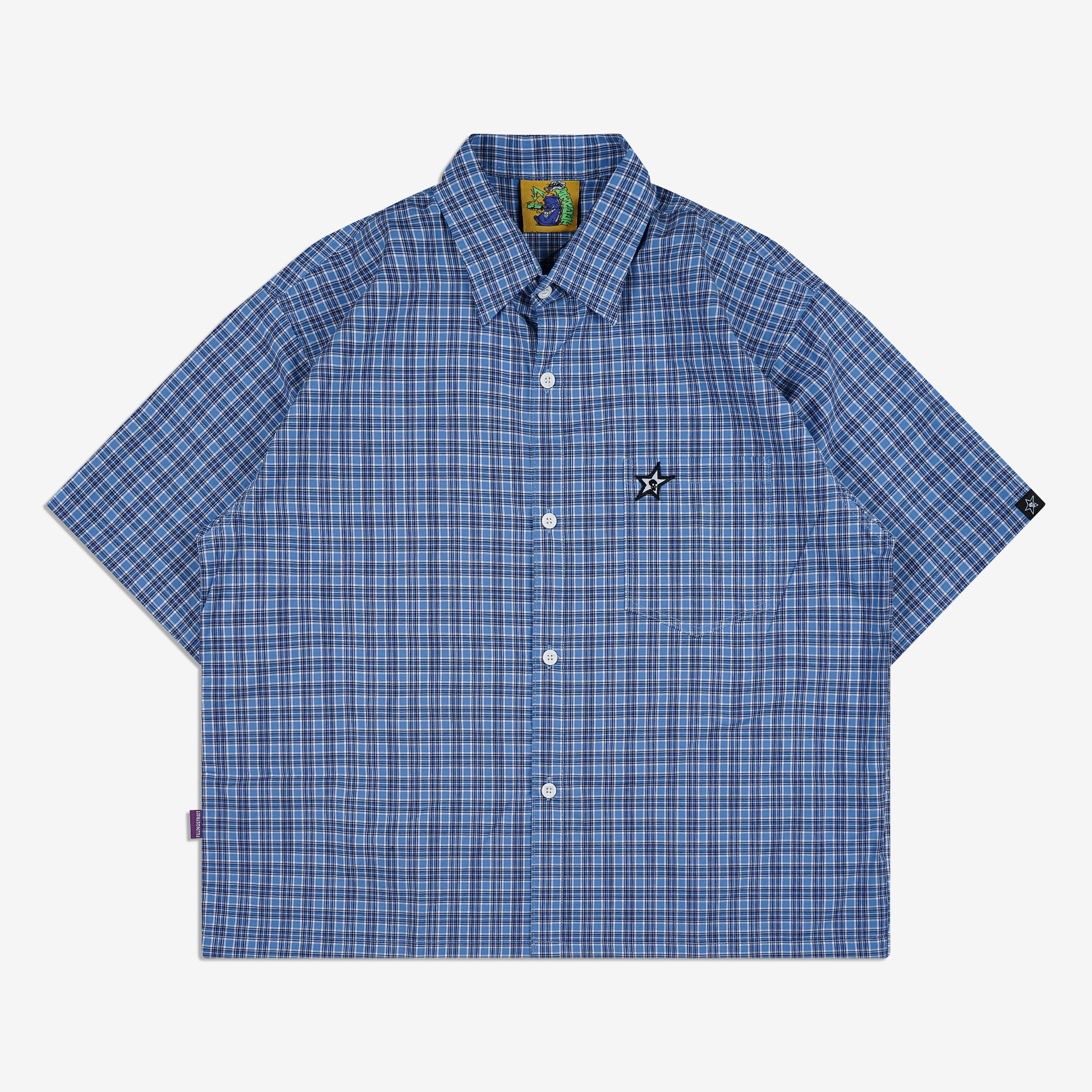 JUNCTION PLAID SHIRT BLUE