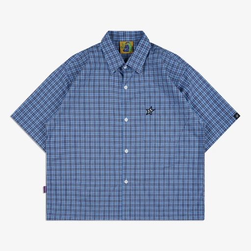 JUNCTION PLAID SHIRT BLUE